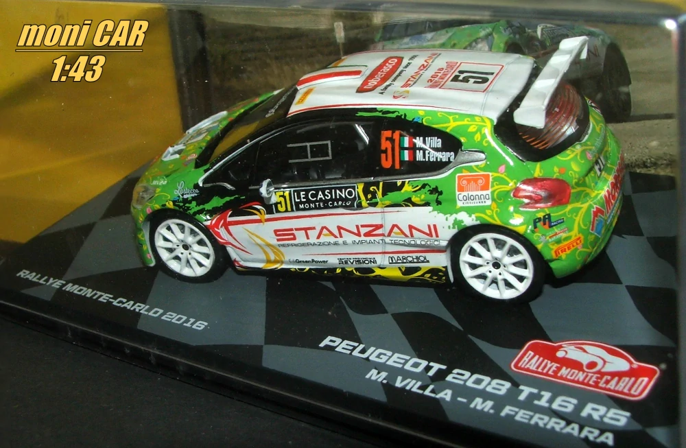 RMIT39 1/43 IXO Rallye Monte Carlo : PEUGEOT 208 T16 R5 2016 #51 M.Villa EUR 19,90 - FR