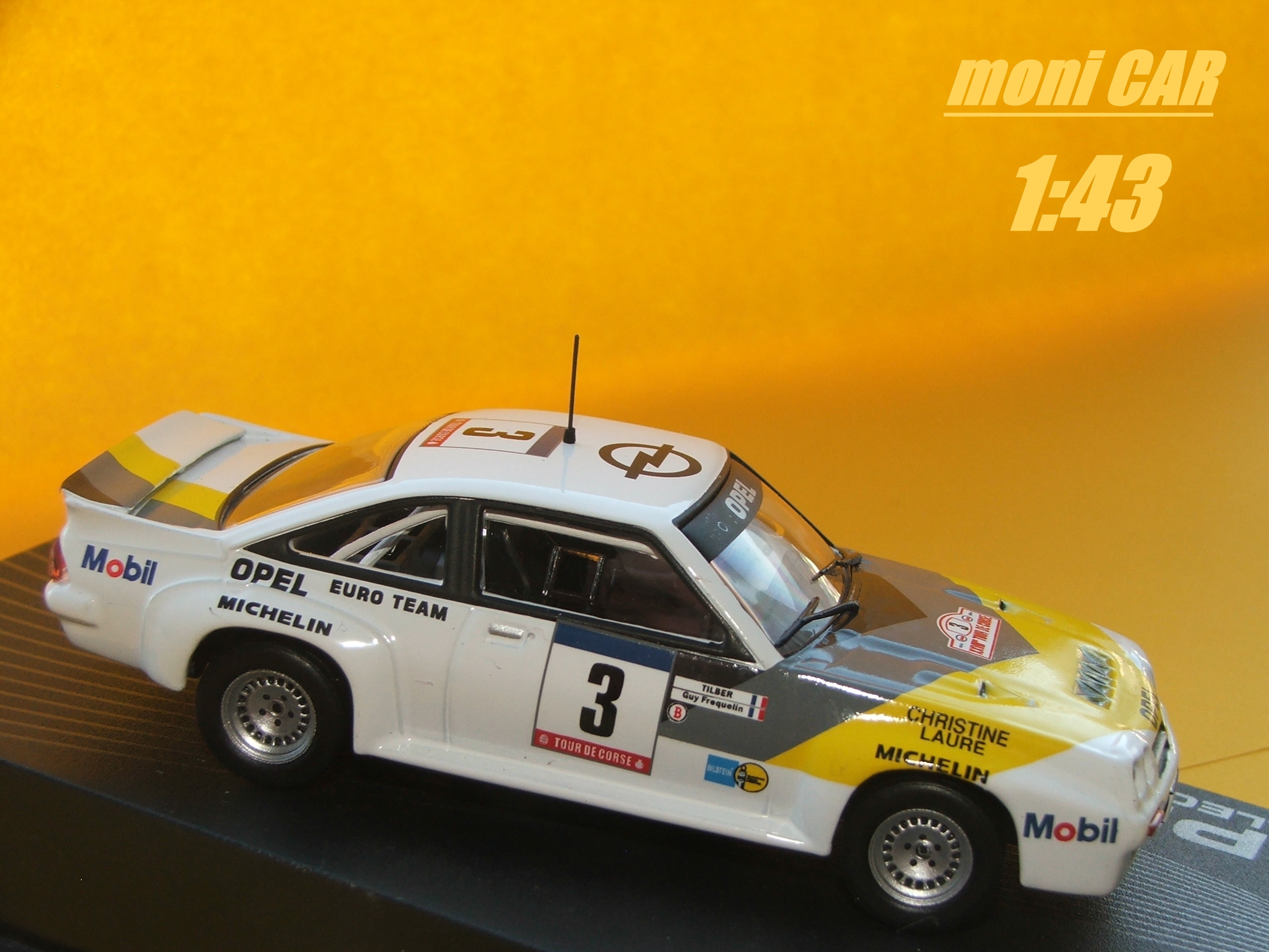 DEAGOSTINI 1:43 DIE Cast Rally Car Collection Opel Manta 400 Tour de