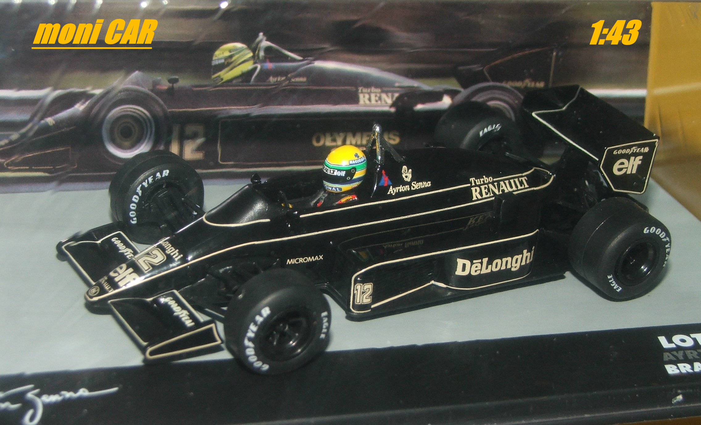 Scalextric Lotus JPS 98T #12 Senna - Vainqueur USA GP 1986 - 1/32 C4529