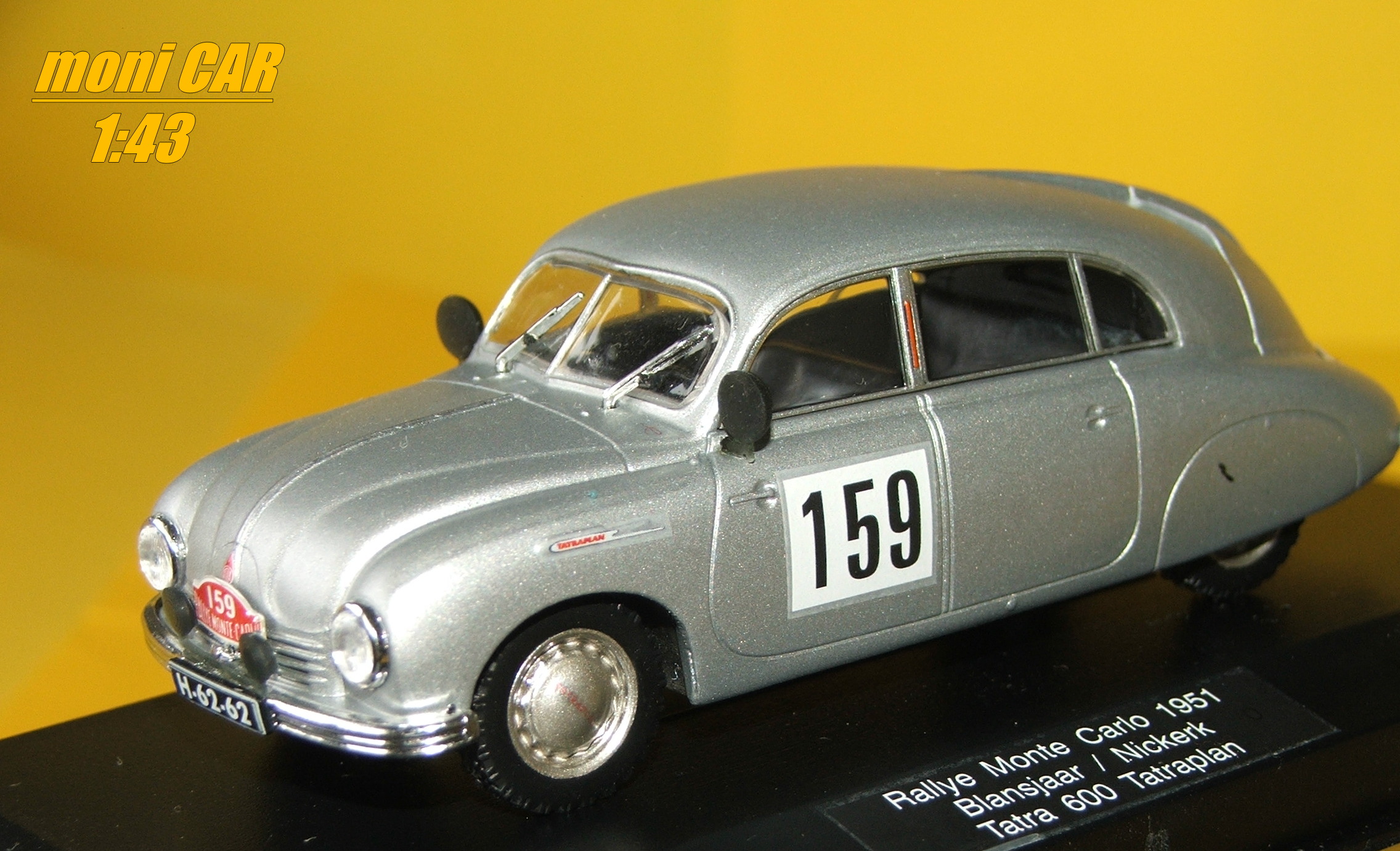 TATRA 600 Tatraplan No.159 A. Blansjaar - S. S. Nickerk Rallye