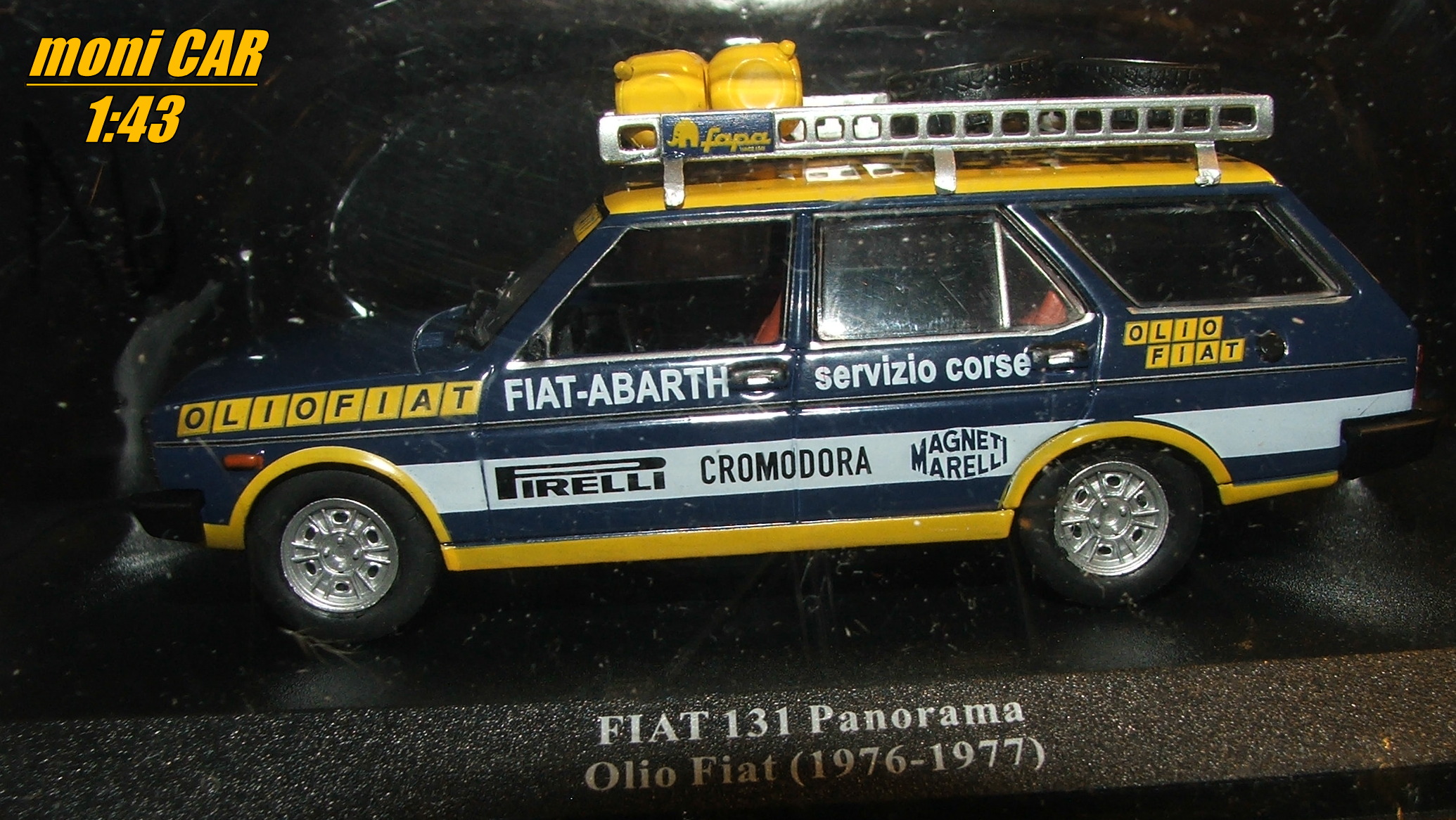 FIAT 131 Panorama - Olio Fiat (1976 - 1977) Assistence Rally (1:43) DeAGOSTINI