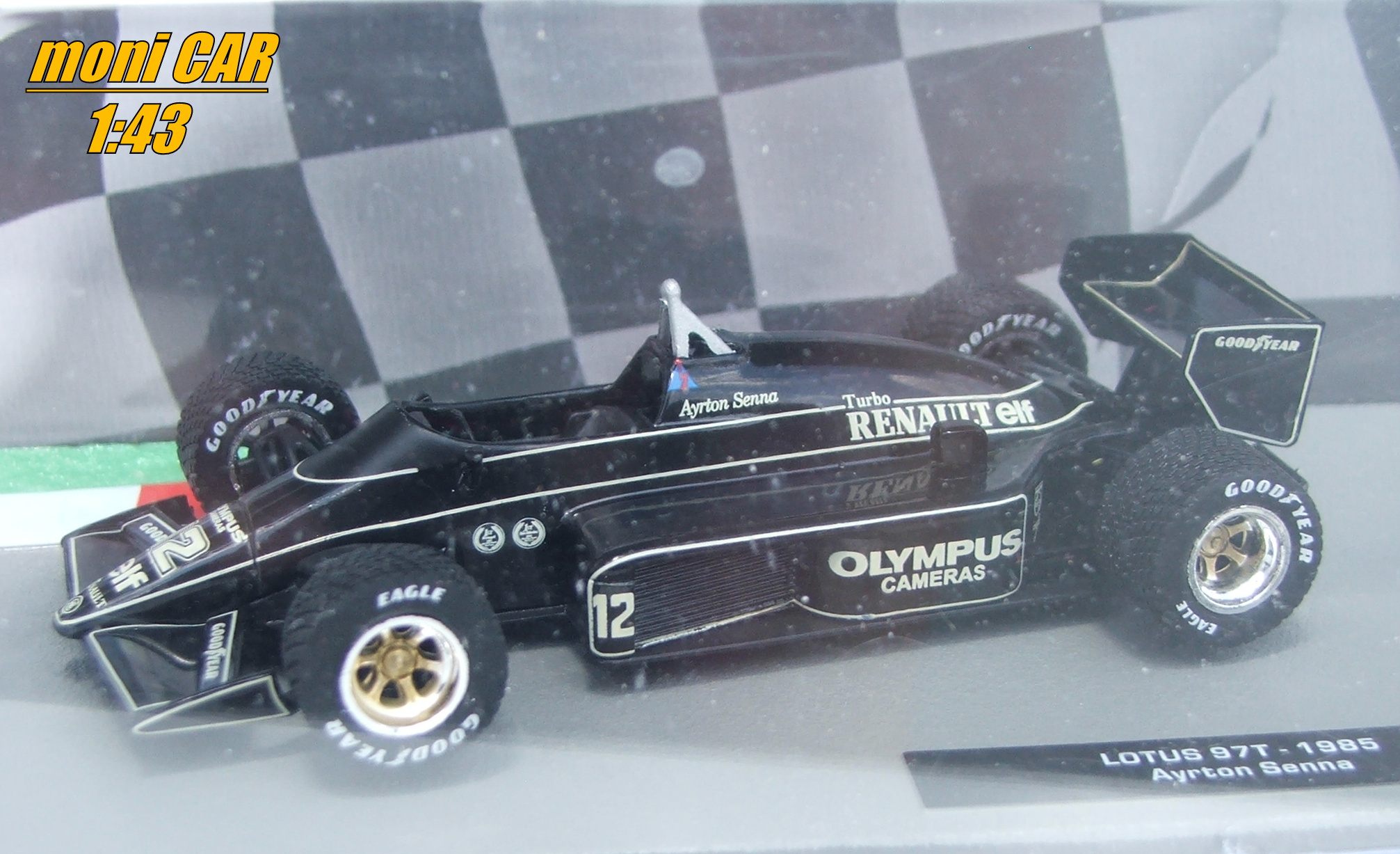 LOTUS 97T No.12 Ayrton Senna - 1985 (1:43) Altaya/IXO