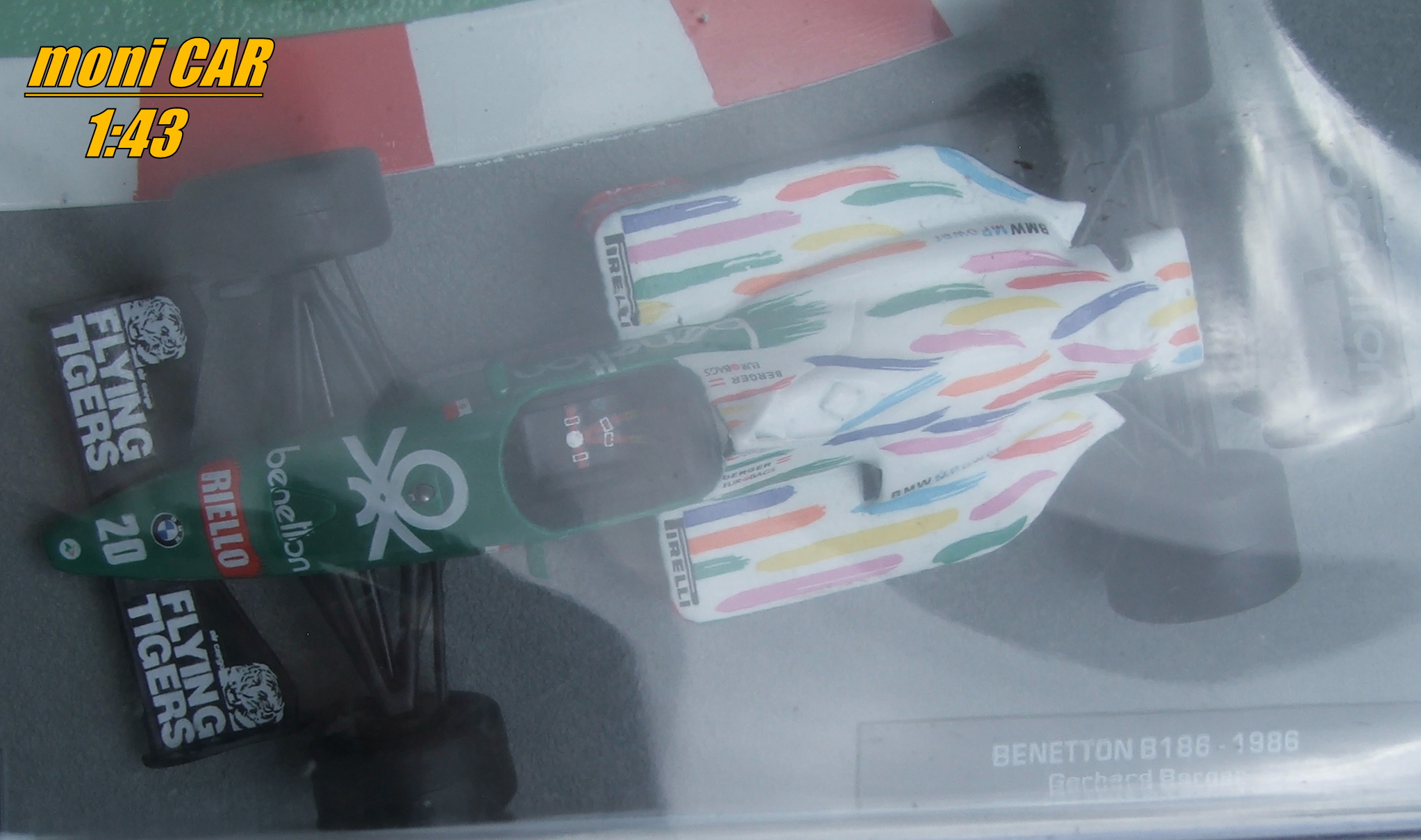 BENETTON B186 No.20 Gerhard Berger - 1986 (1:43) Altaya/IXO