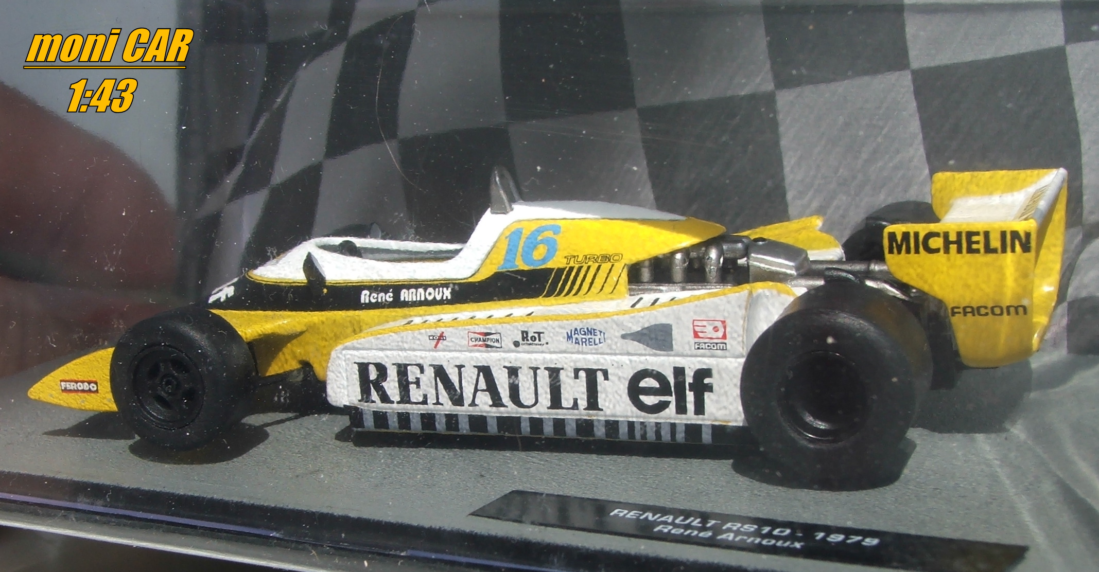 RENAULT RS10 No.16 - René Arnoux - 1979 (1:43) Altaya/IXO: