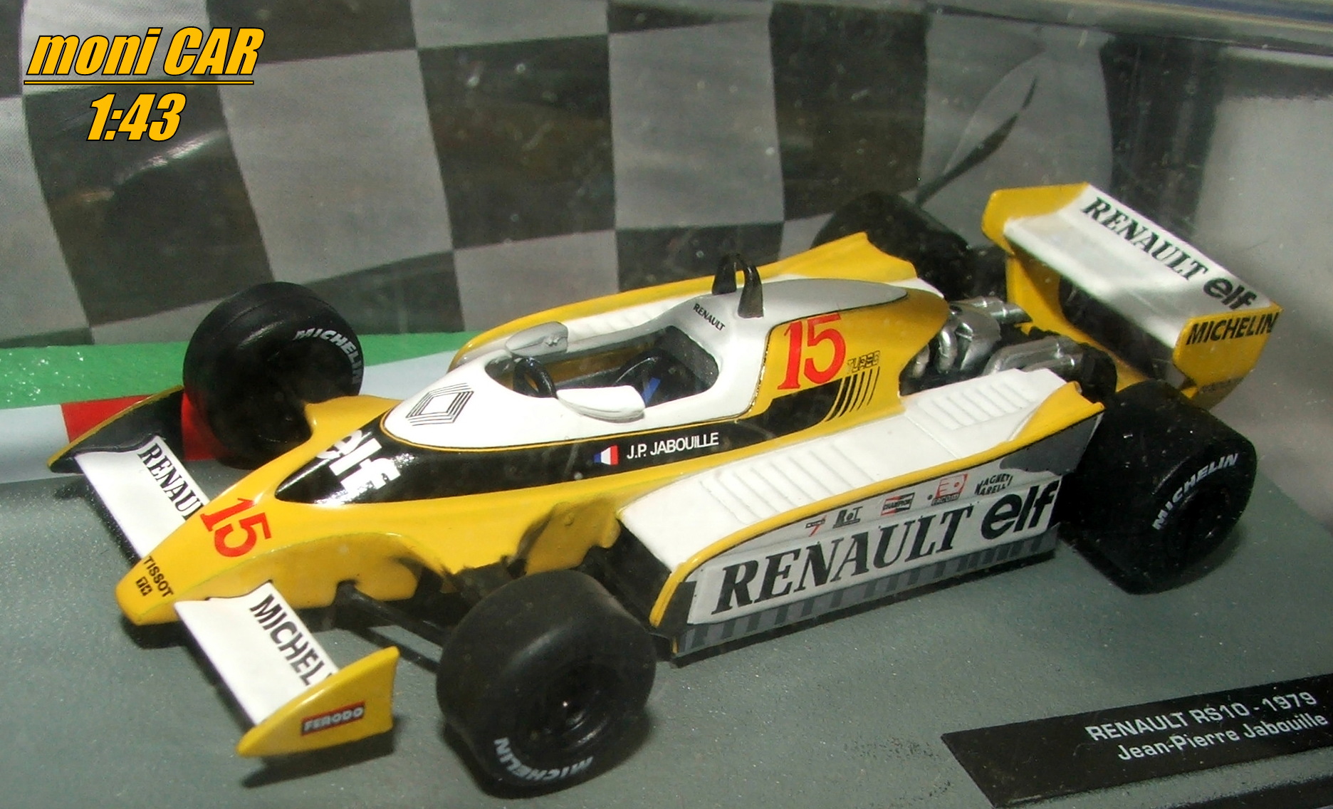 RENAULT RS10 No.15 - Jean-Pierre Jabouille - 1979 (1:43) Altaya/IXO