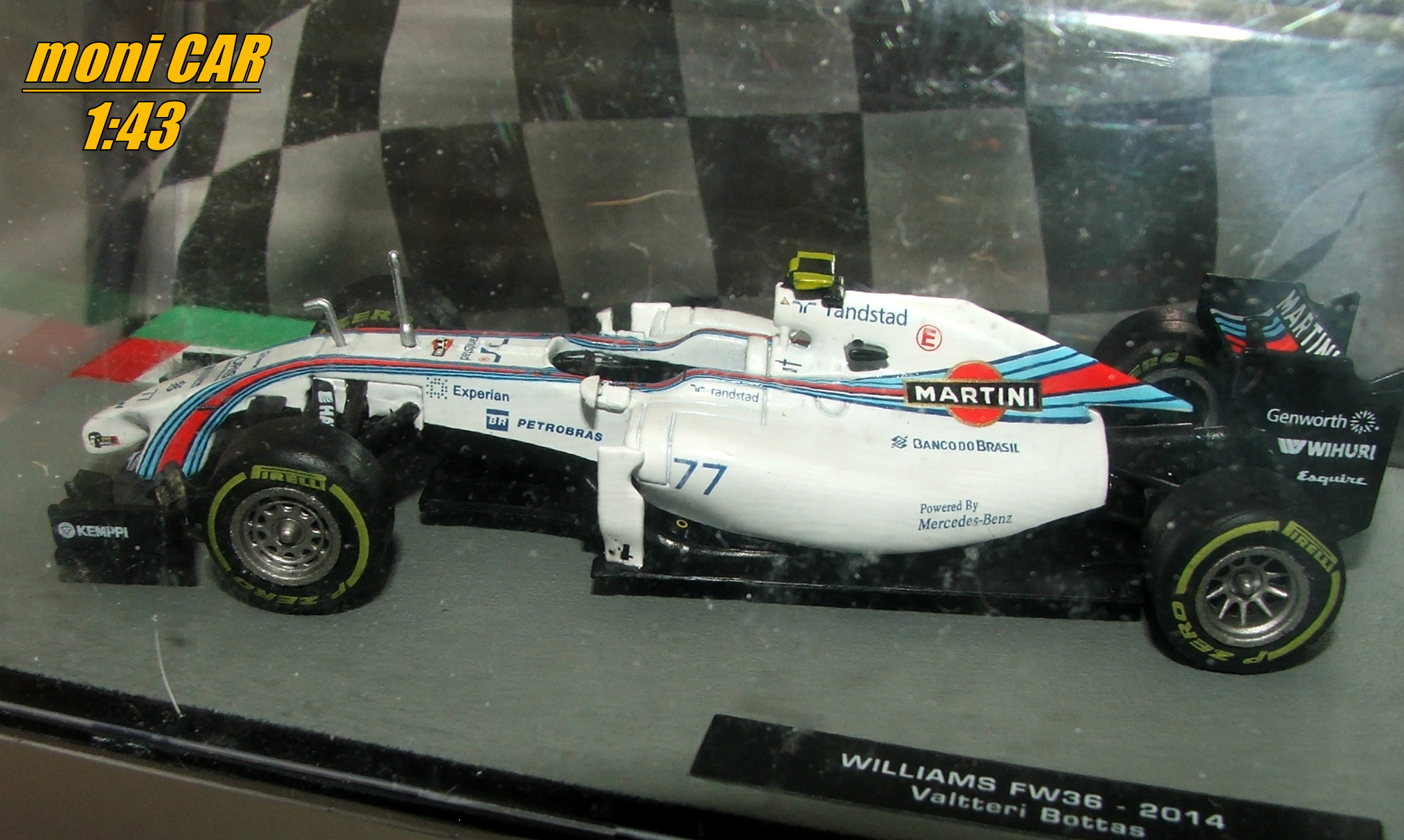 WILLIAMS FW36 No.77 - Valtteri Bottas - 2014 (1:43) Altaya/IXO
