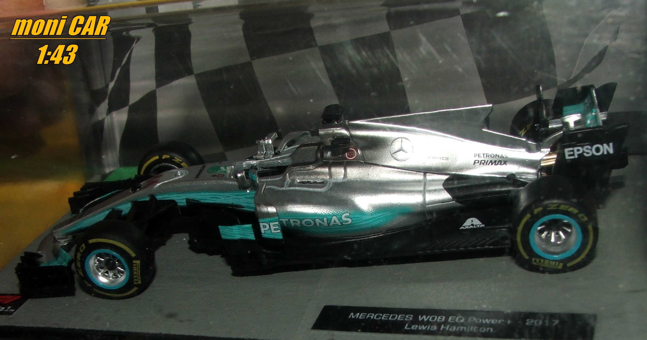 MERCEDES W08 EQ Power+ No.44 - Lewis Hamilton - Winner Chinese 2017 (1:43) Altaya/IXO