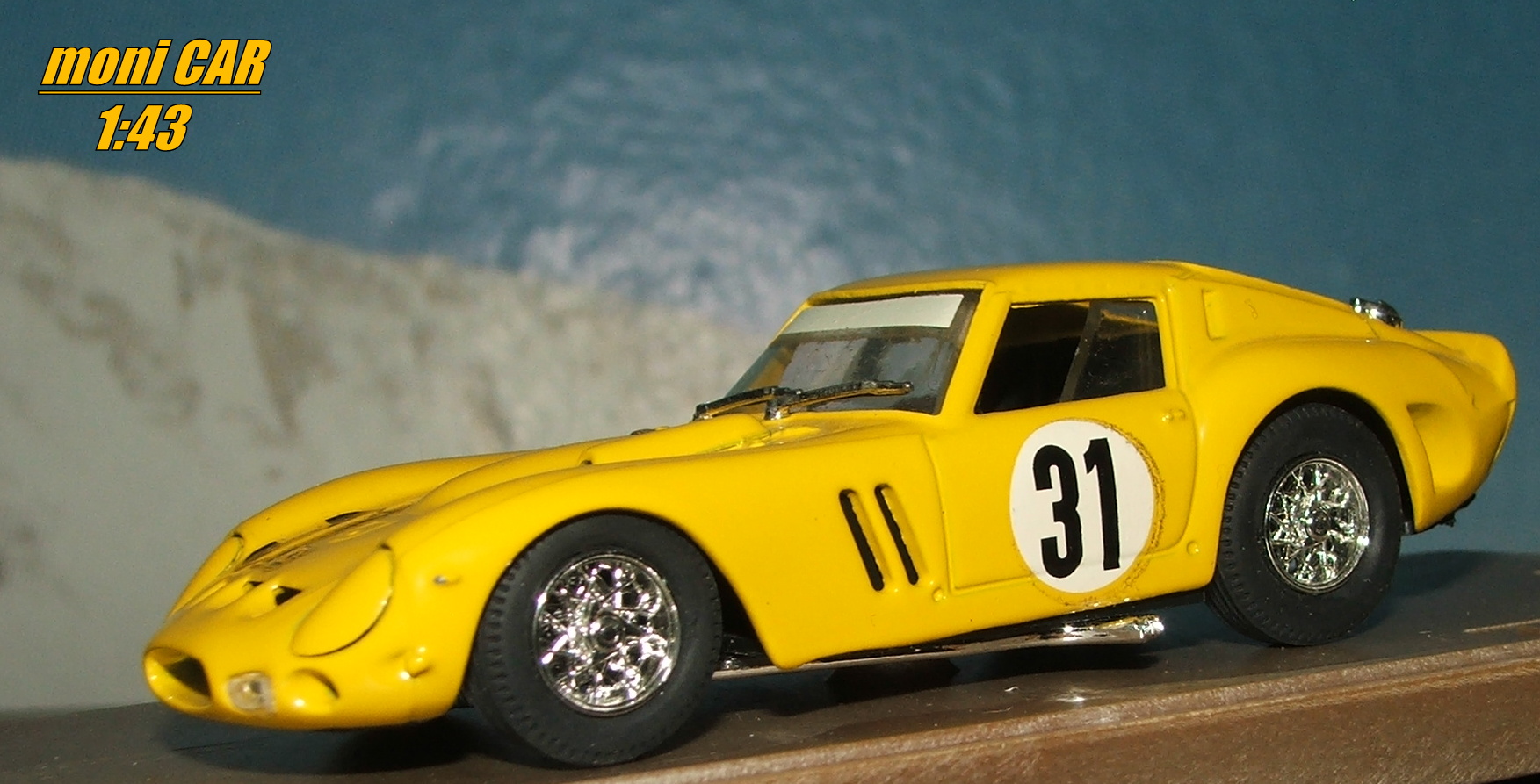 FERRARI 250 GTO No.31 - Langlois van Ophem - Tokoloshe - E.FRANCORCHAMPS 500 km SPA 1965 (1:43) BOX MODEL