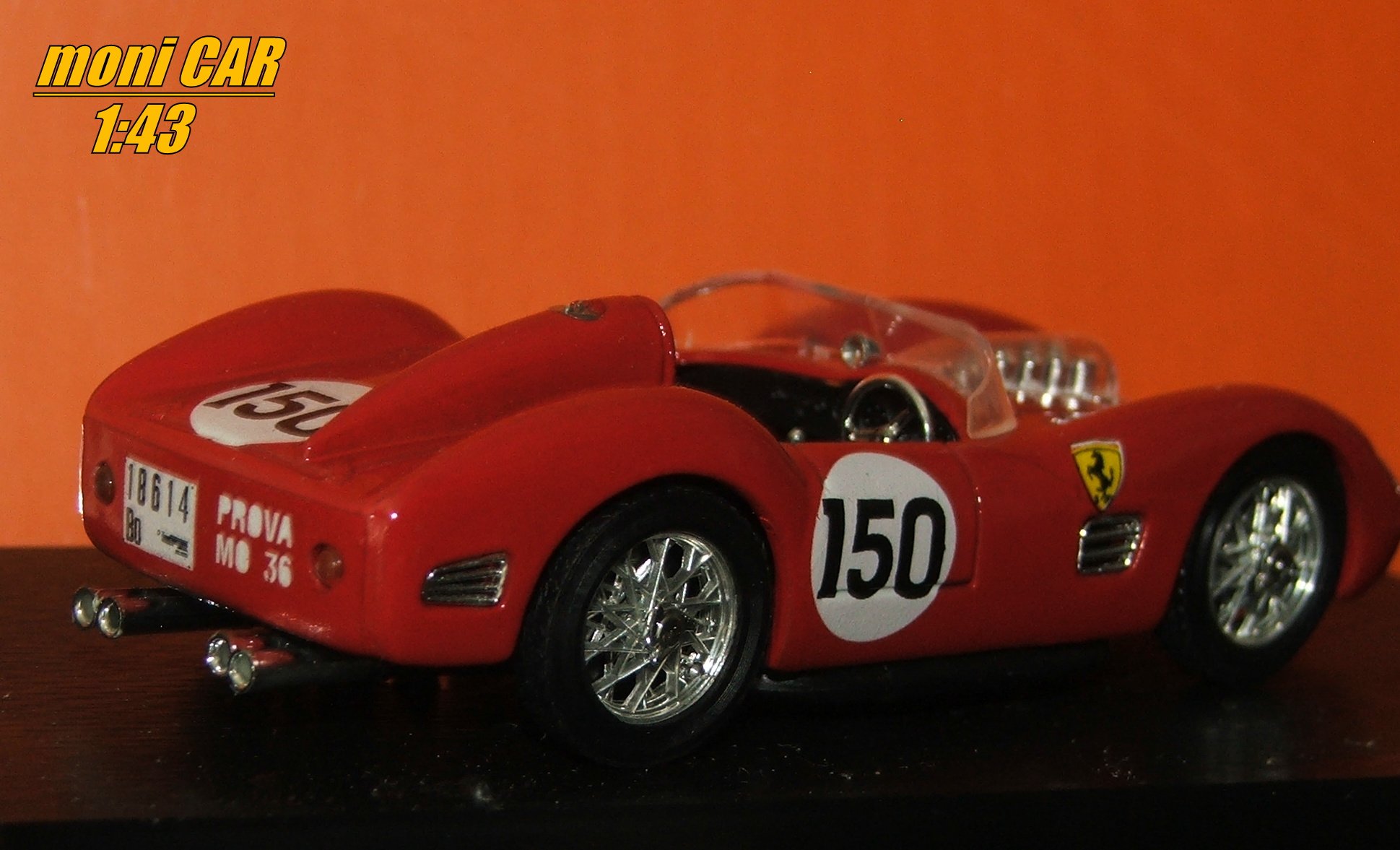 FERRARI TR59 No.150 Behra-Brooks Targa Florio 1959 (1:43) BRUMM
