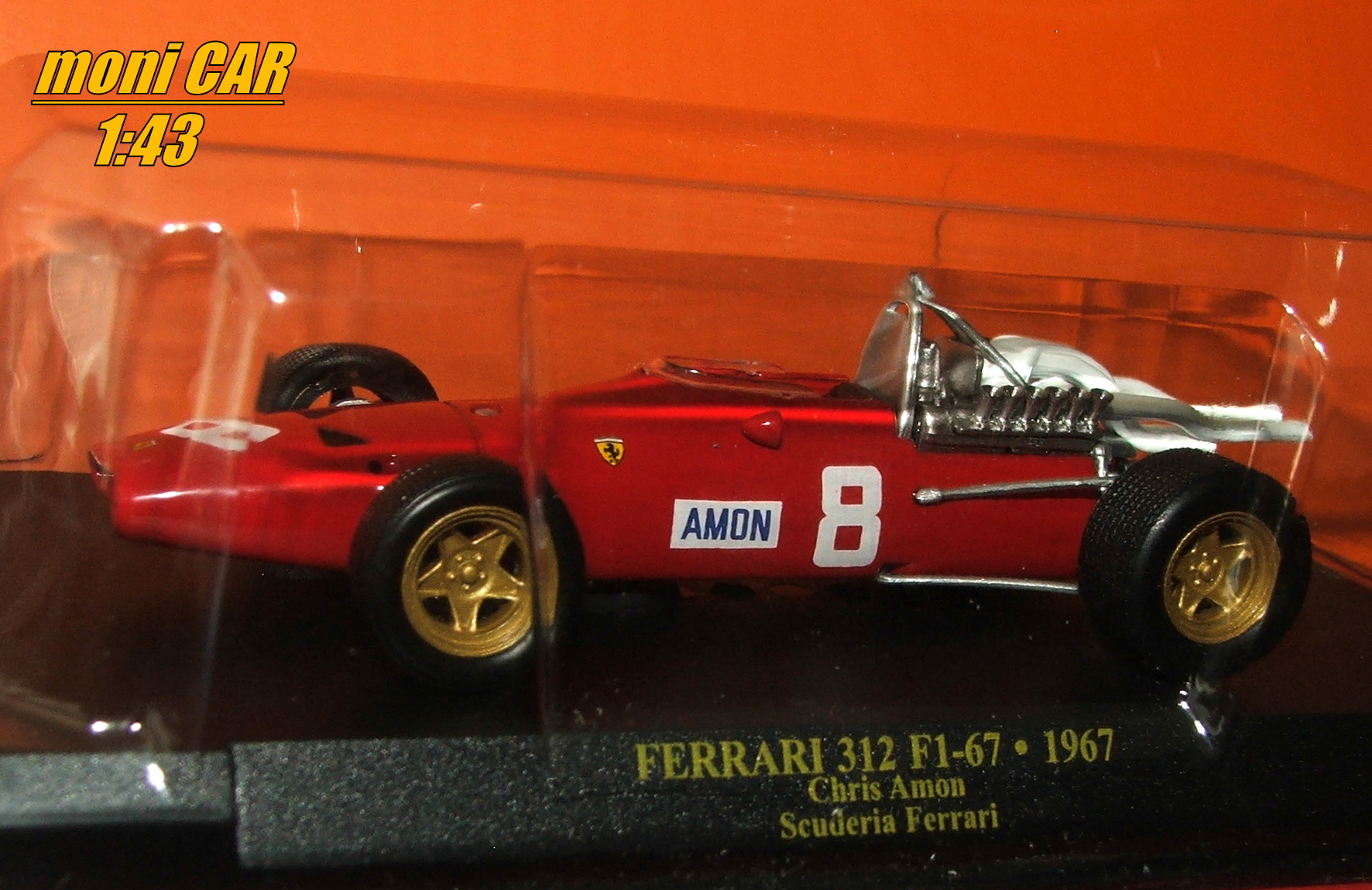 FERRARI 312 F1-67 No.8 Chris Amon 1967 (1:43) Altaya/IXO