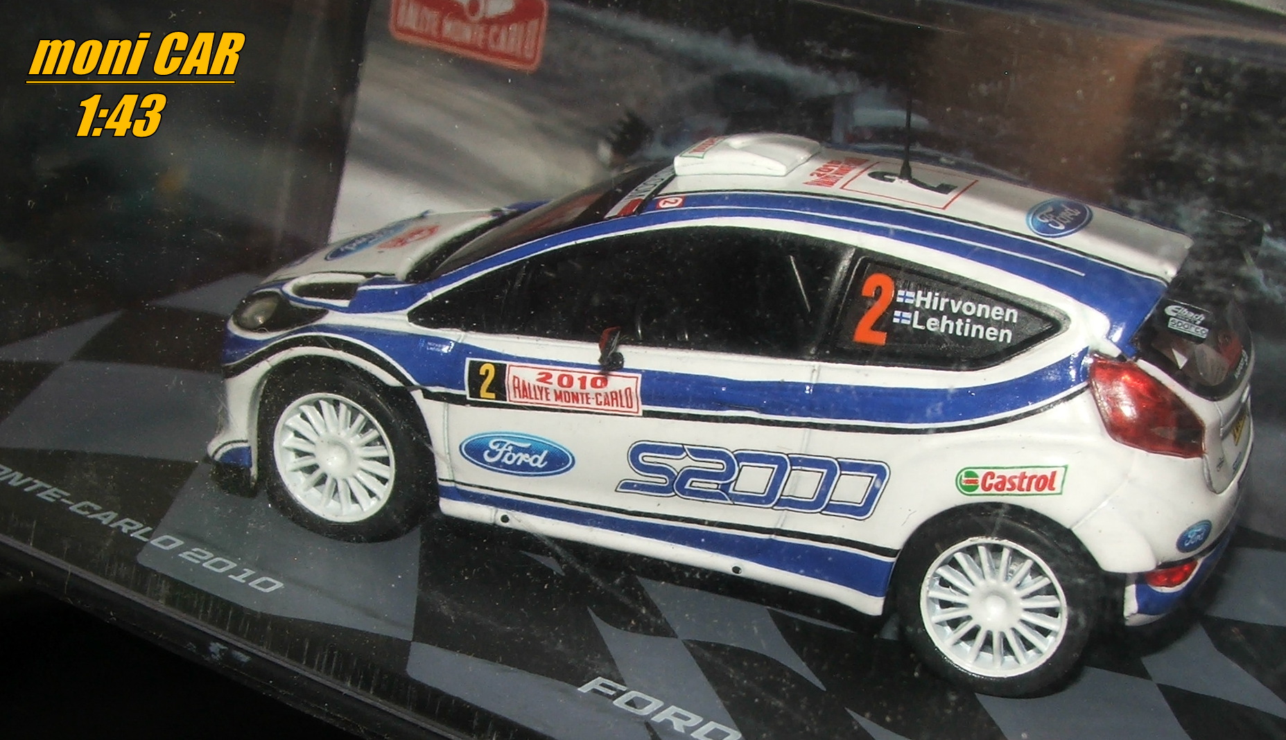 FORD Fiesta S2000 No.2 - M. Hirvonen - J. Lehtinen - Winner Rally Monte Carlo 2010 (1:43) Altaya/IXO