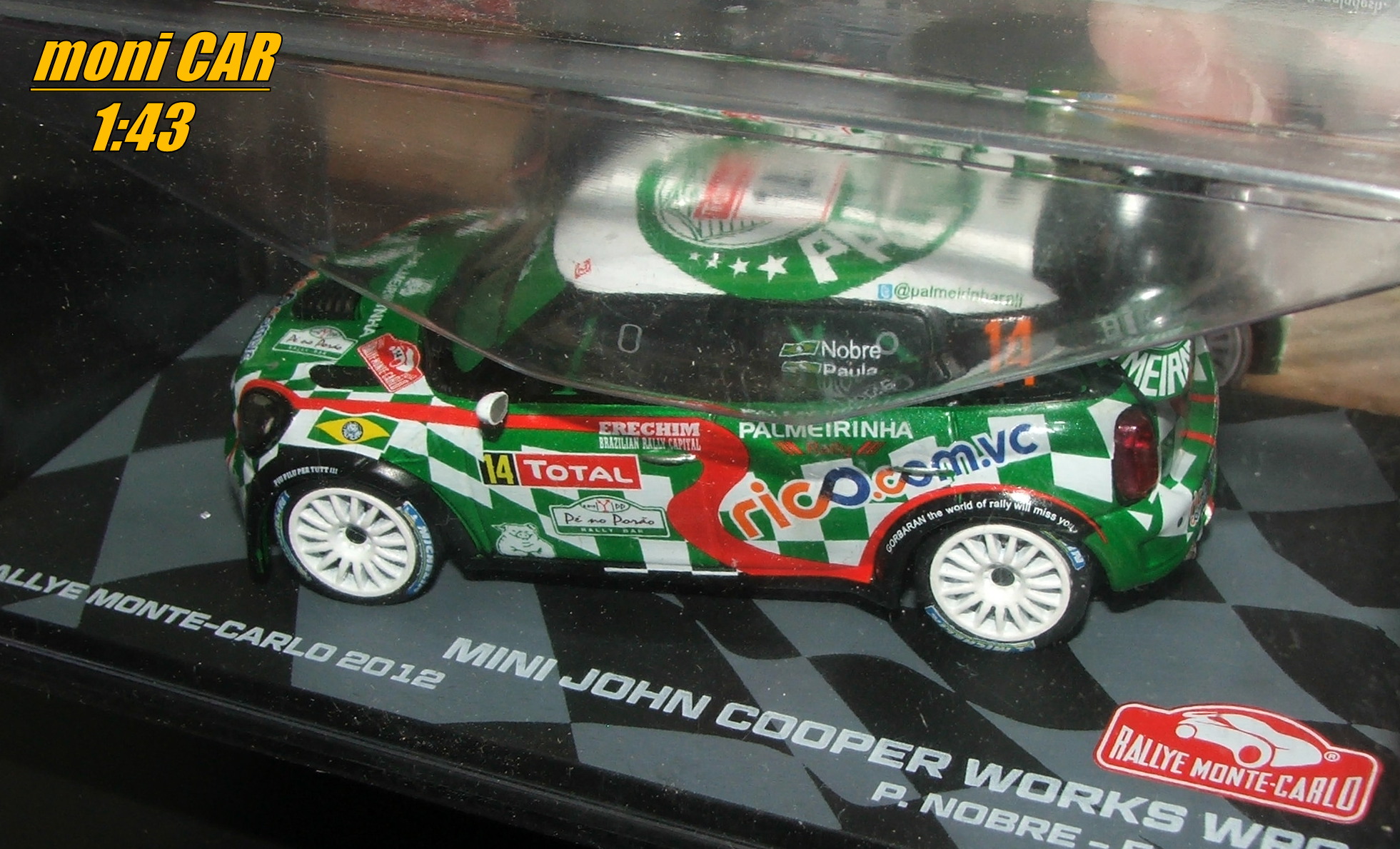 COUNTRYMAN JOHN COOPER WORKS No.14 - P. Nobre - E. Paula 20th Rally Monte Carlo 2012 (1:43) ALTAYA/IXO20th