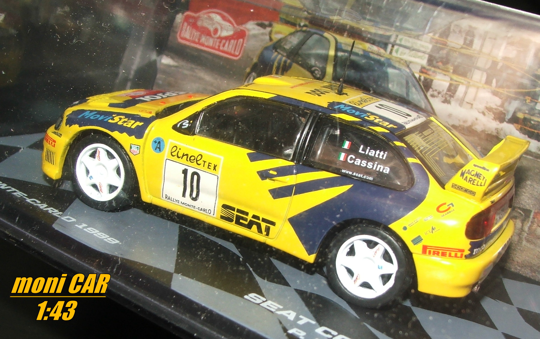 SEAT Cordoba WRC Repsol No.10 - P. Liatti - C. Cassina Rallye Monte Carlo 1999 (1:43) Altaya/IXO