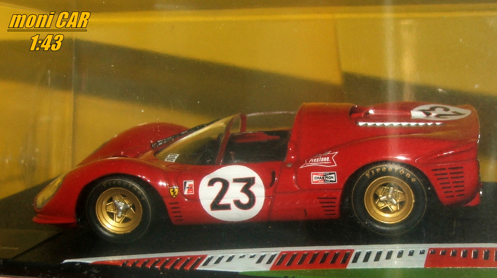 FERRARI 330 P4 No.23 - Lorenzo Bandini - Chris Amon - Winner 24 h Daytona 1967 (1:43) Altaya/IXO