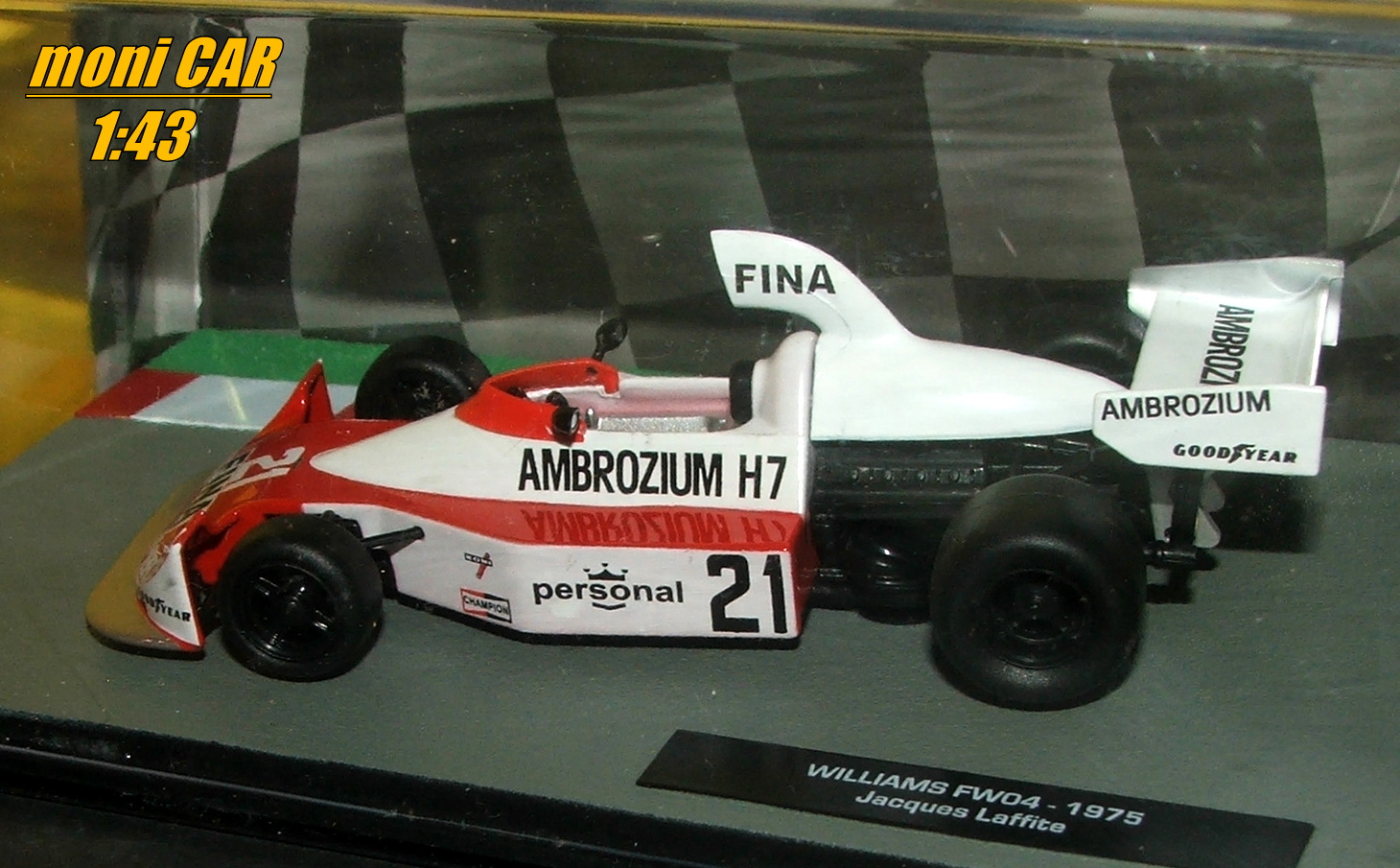 Williams FW04 No.21 Jacques Laffite 1975 (1:43) Altaya/IXO
