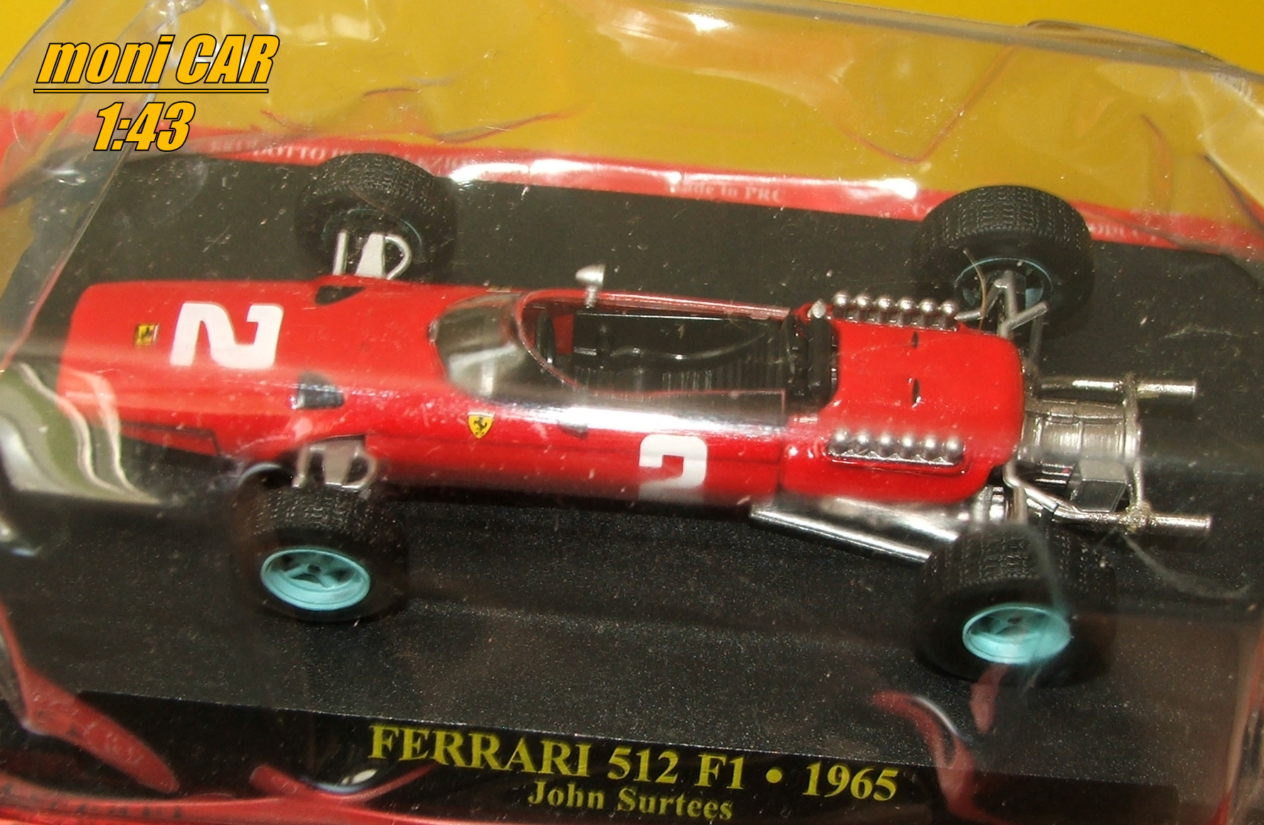 FERRARI 512 F1 No.2 John Surtees - 1965 (1:43) Altaya/IXO