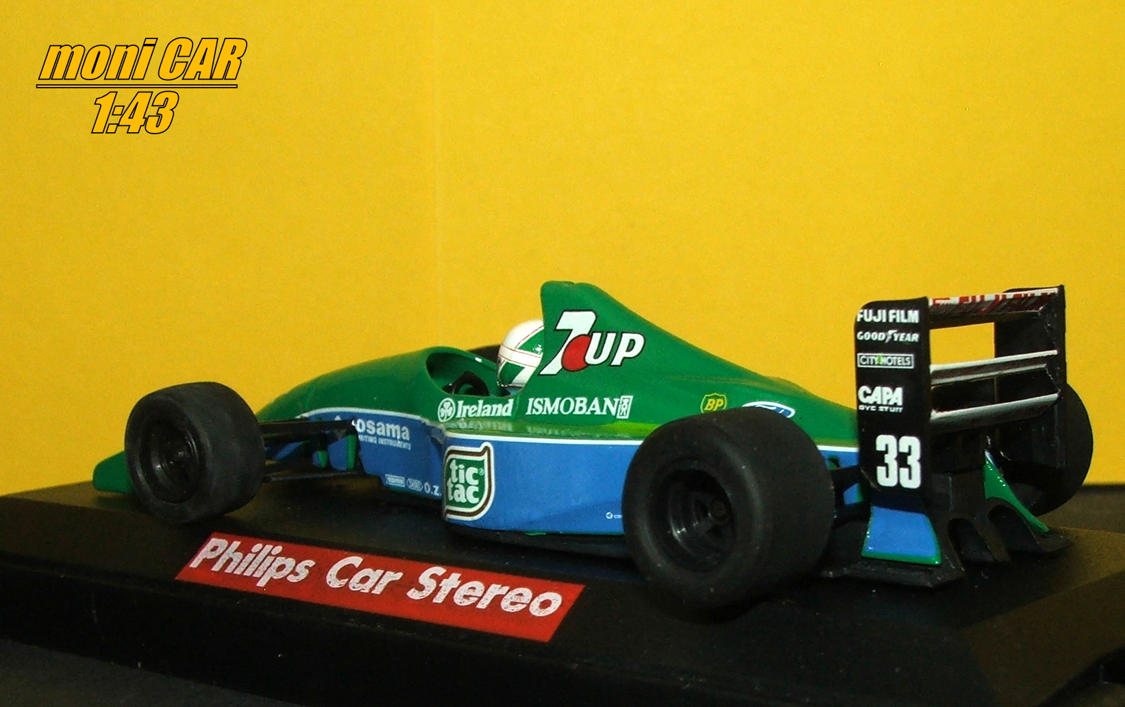 JORDAN Ford COSWORTH 191 No.33 Andrea de Cesaris F1 1991 (1:43) ONYX
