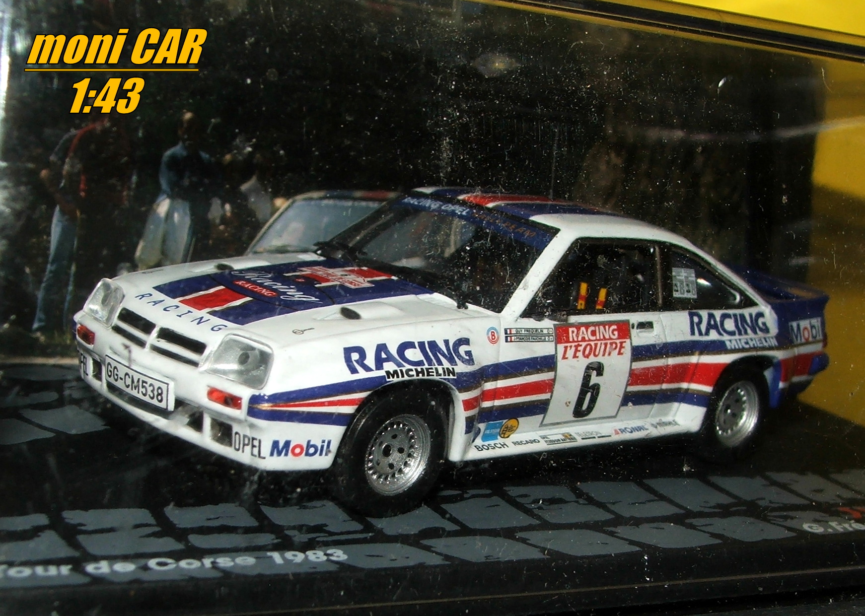 OPEL Manta 400 No.6 - G. Fréquelin - J-F. Fauchille  - Tour de Corse 1983 (1:43) Altaya/IXO