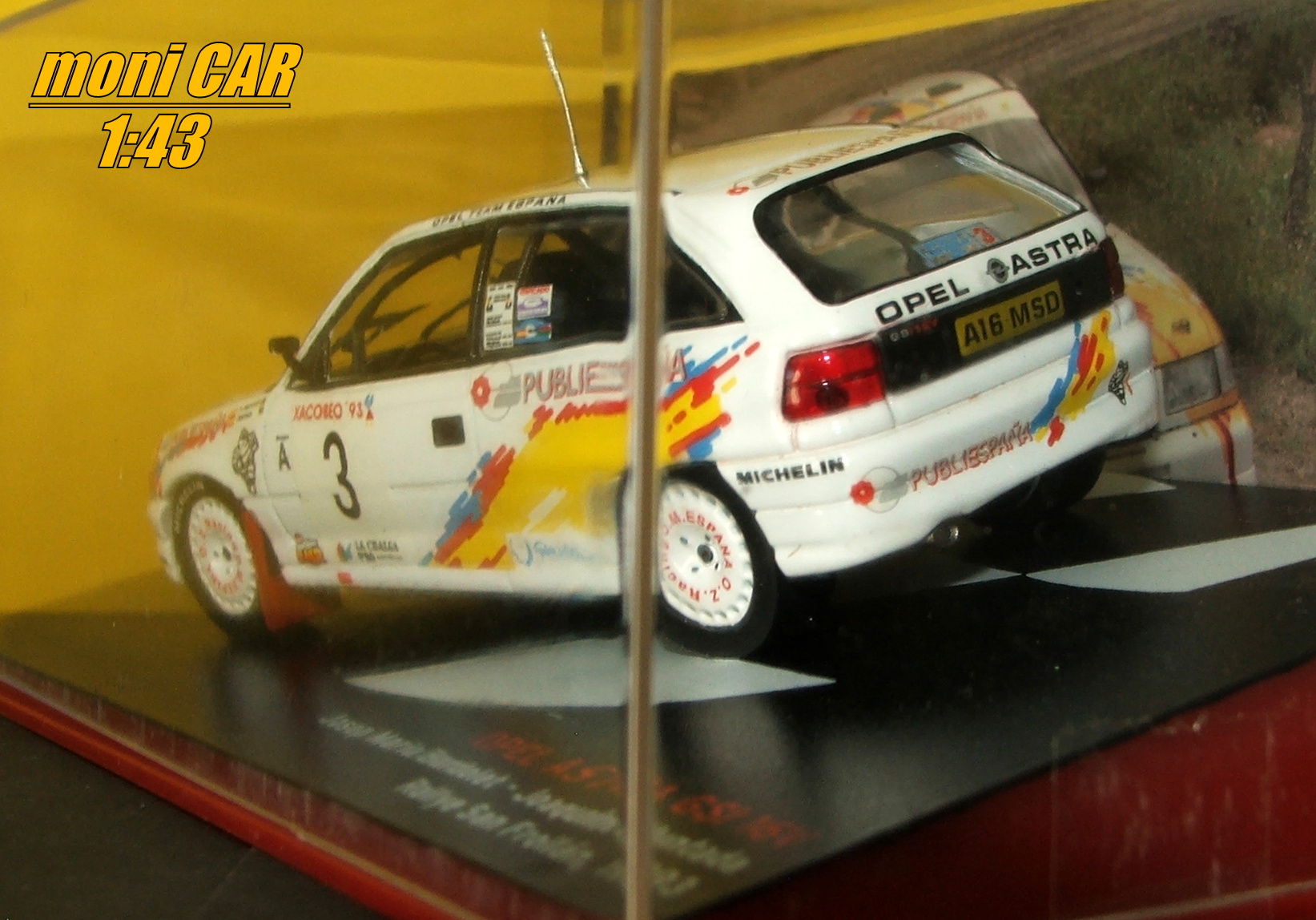 OPEL Astra GSI 16V No.3 - Josep Meria Bardolet - Joaquin Muntada Rally San Frollán 1993 (Altaya/IXO