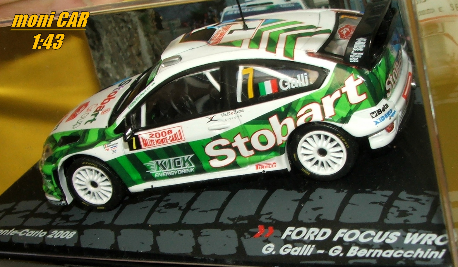 FORD Focus WRC No.7  G. Galli-G.Bernacchini  - Rallye Monte Carlo 2008 (1:43) Altaya/IXO