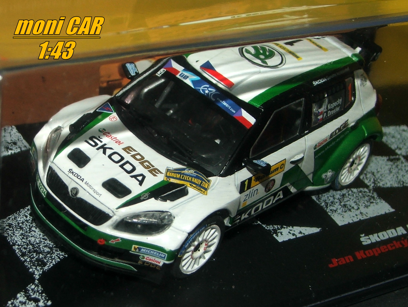 ŠKODA Fabia S2000 No.1 - Jan Kopecký - Pavel Dresler Barum rally 2013 (1:43) DeAgostini