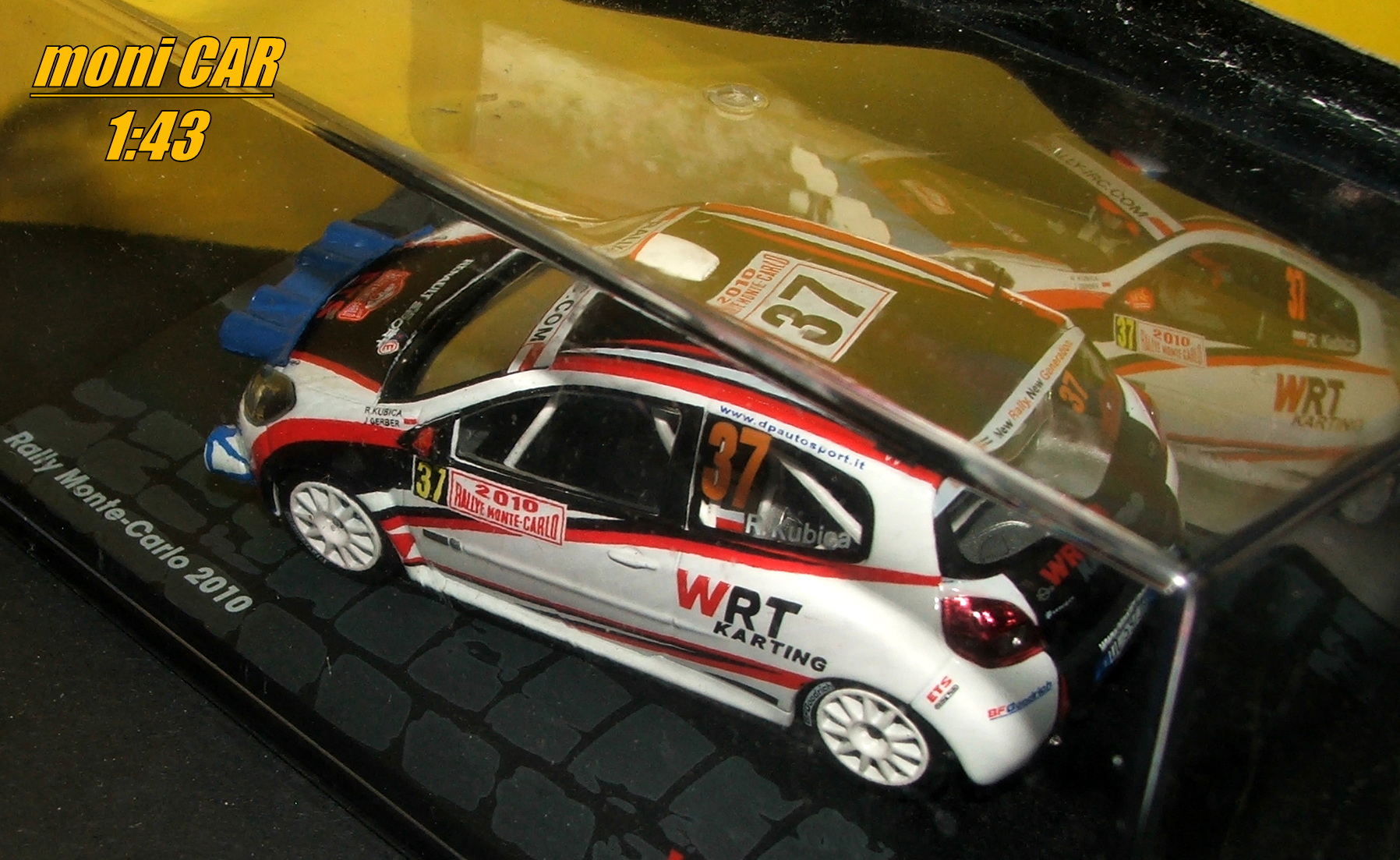RENAULT Clio R3 No.37 - R. Kubica - J. Gerber - Rallye Monte Carlo 2010 (1:43) Altaya/IXO