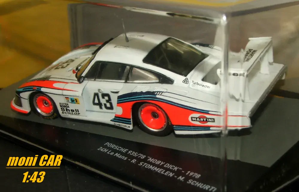 PORSCHE 935/78 "MOBY DICK" No.43 R. Stolemman-M. Schurti - 24H Le Mans - 1978 (1:43) Altaya/IXO