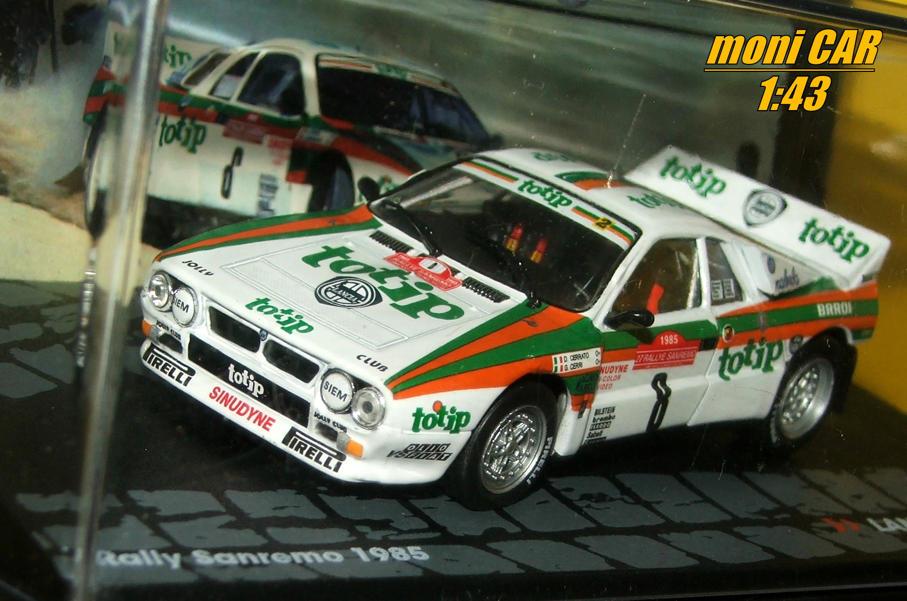 LANCIA Rally 037 No.8 - D.Cerrato - G. Cerri - Rally Sanremo 1985 (1:43) Altaya/IXO