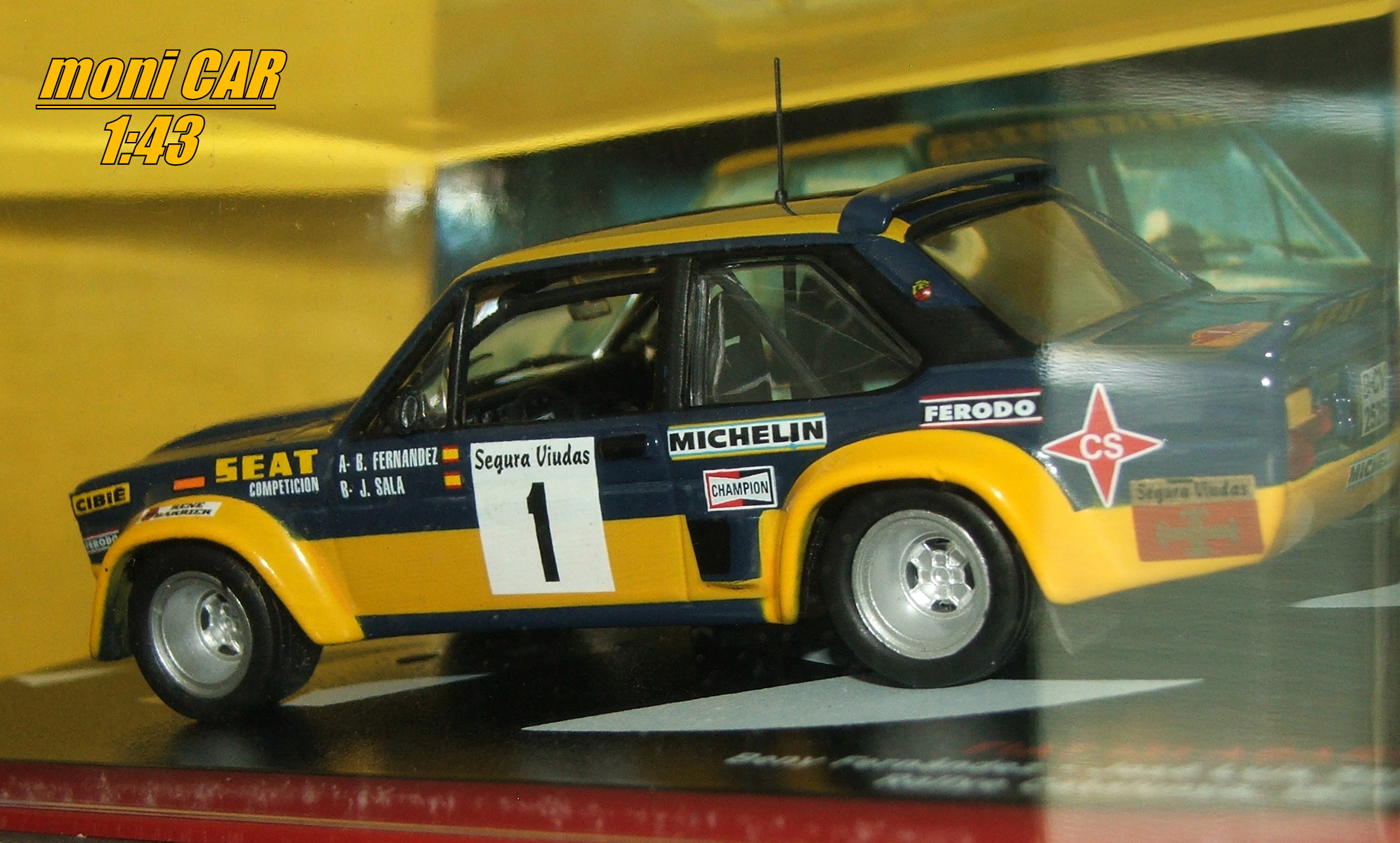 FIAT 131 ABARTH No.1 - Beny Fernández - José Luis Sala - Rallye Catalunya 1979 (1:43) Altaya/IXO