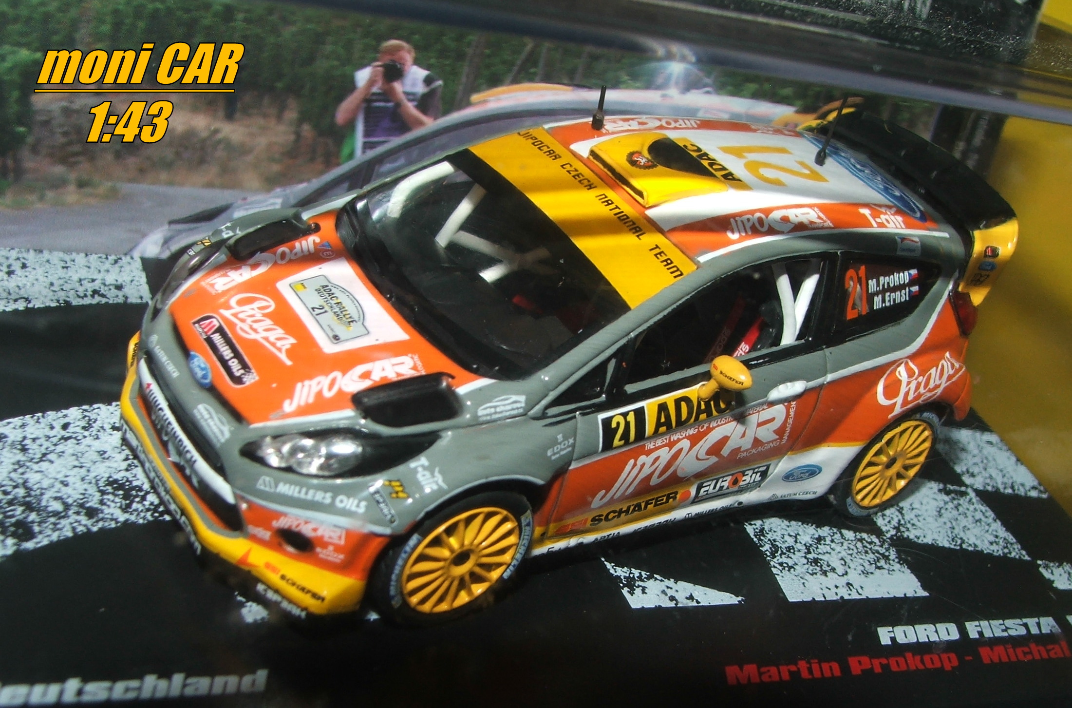 FORD Fiesta WRC No.21 Martin Prokop - Michal Ernst  31. ADAC Rallye Deutschland 2013 (1:43) deAgostini
