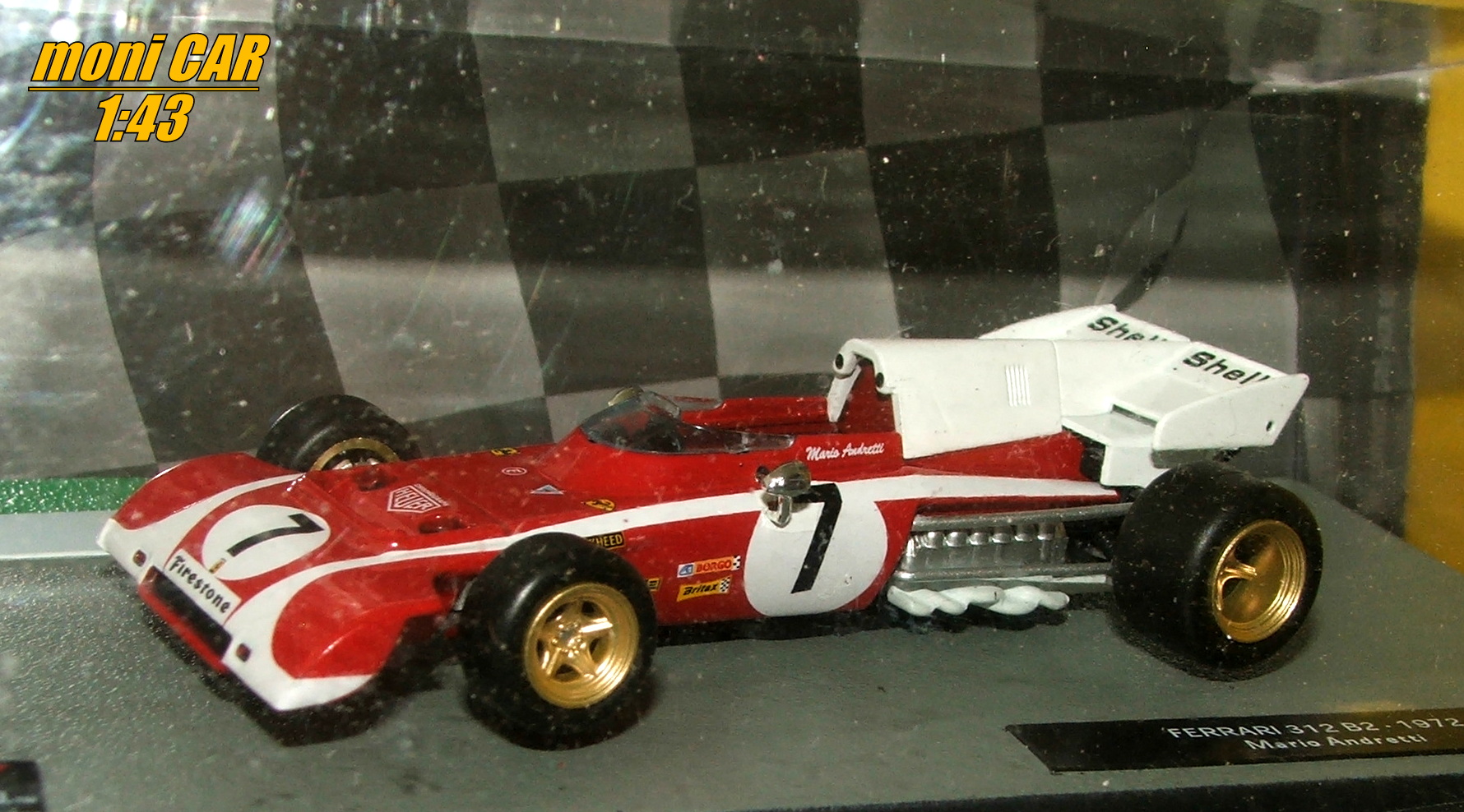 FERRARI 312 B2 No.7 - Mario Andretti F1 - 1972 (1:43) Altaya/IXO
