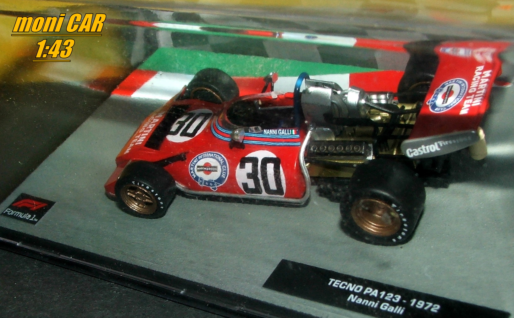 TECNO PA123 No.30 - Nanni Galli F1 1972 (1:43) Altaya/IXO