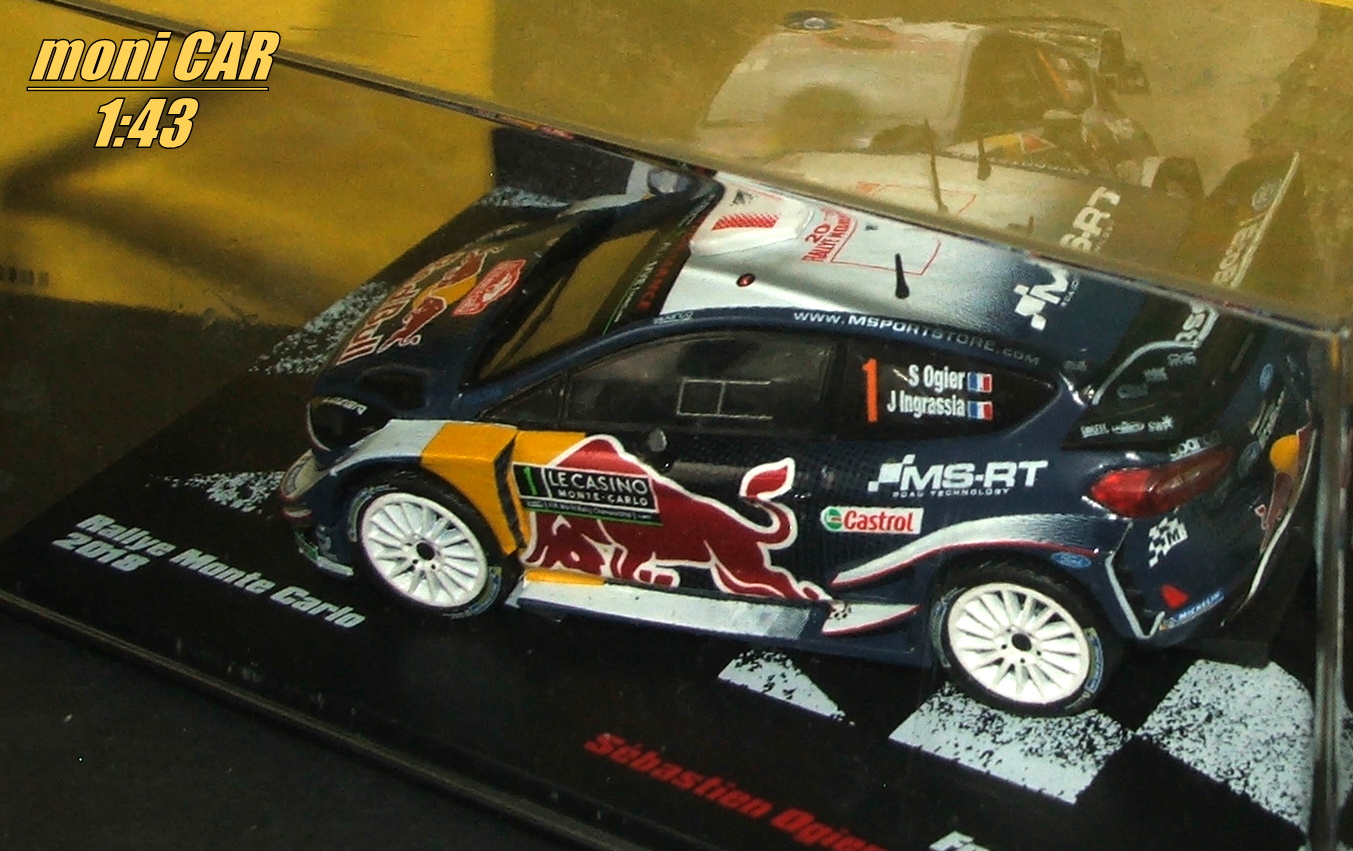 FORD Fiesta WRC No.1 - Sébastian Ogier - Julien Ingrassia - Rally Monte Carlo 2018 (1:43) Altaya/IXO