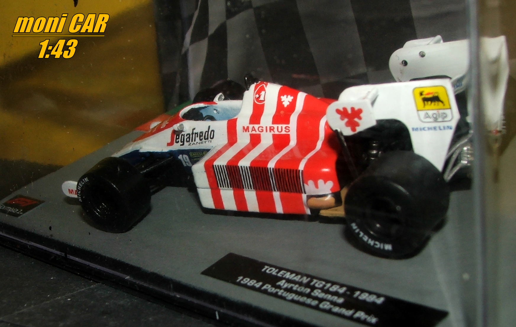 TOLEMAN TG184 No.19 - Ayrton Senna - Portuguese Grand Prix 1984 (1:43) Altaya/IXO