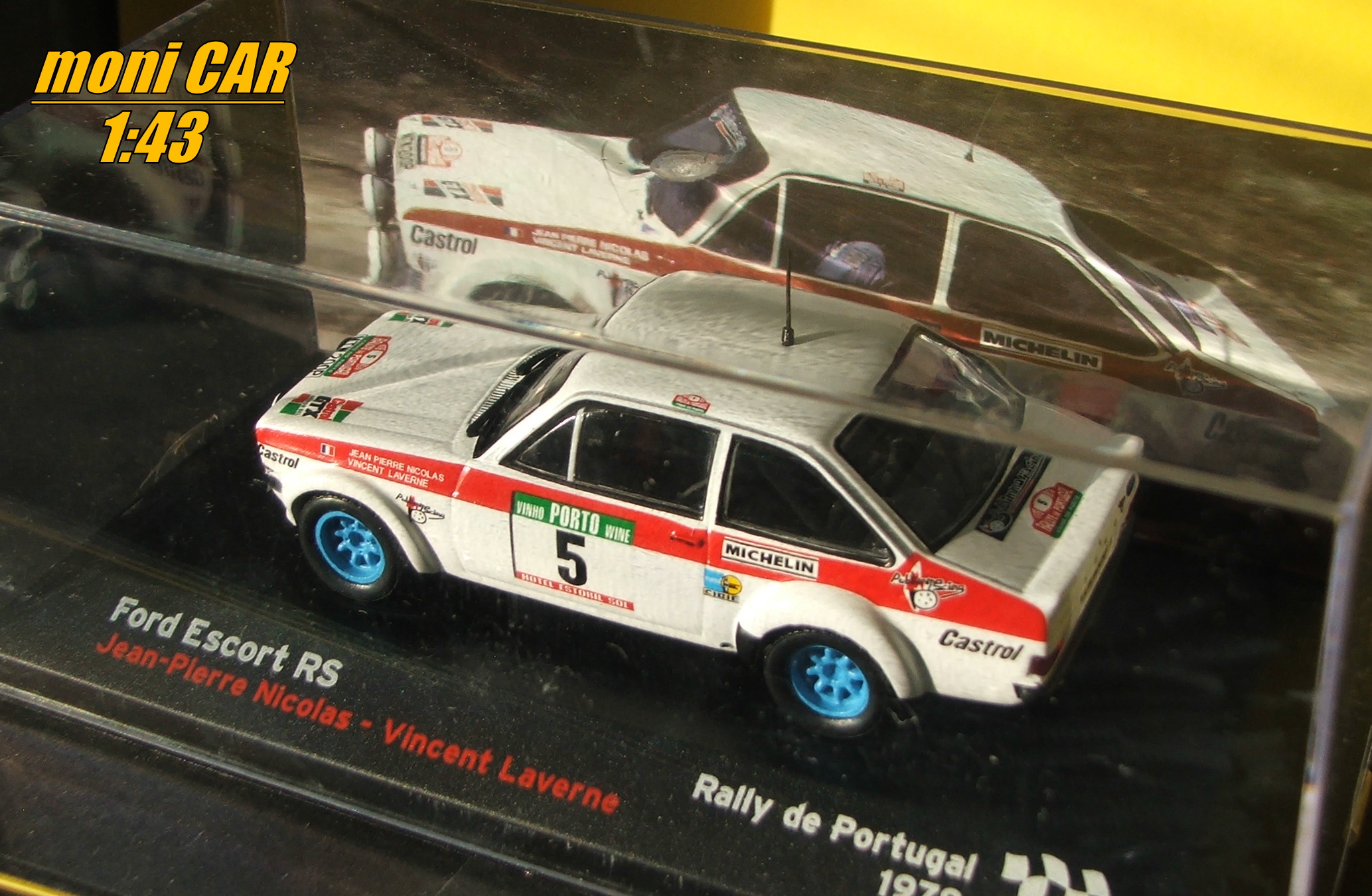 FORD Escort RS No.5 - Jean-Pierre Nicolas - Levrone Vincent - Rally de Portugal 1978 (1:43) Altaya/IXO