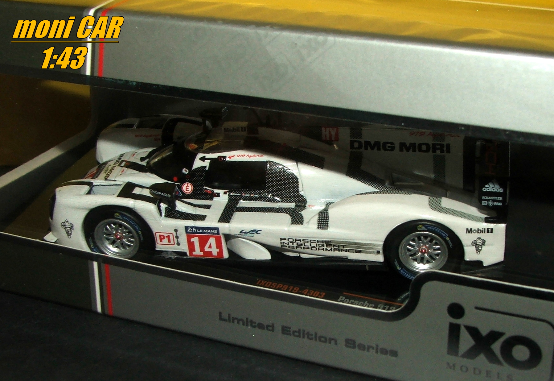PORSCHE 919 Hybrid No.14 - M. Lieb - R. Dumas - N. Jani - 24h Le Mans 2014 (1:43) IXO