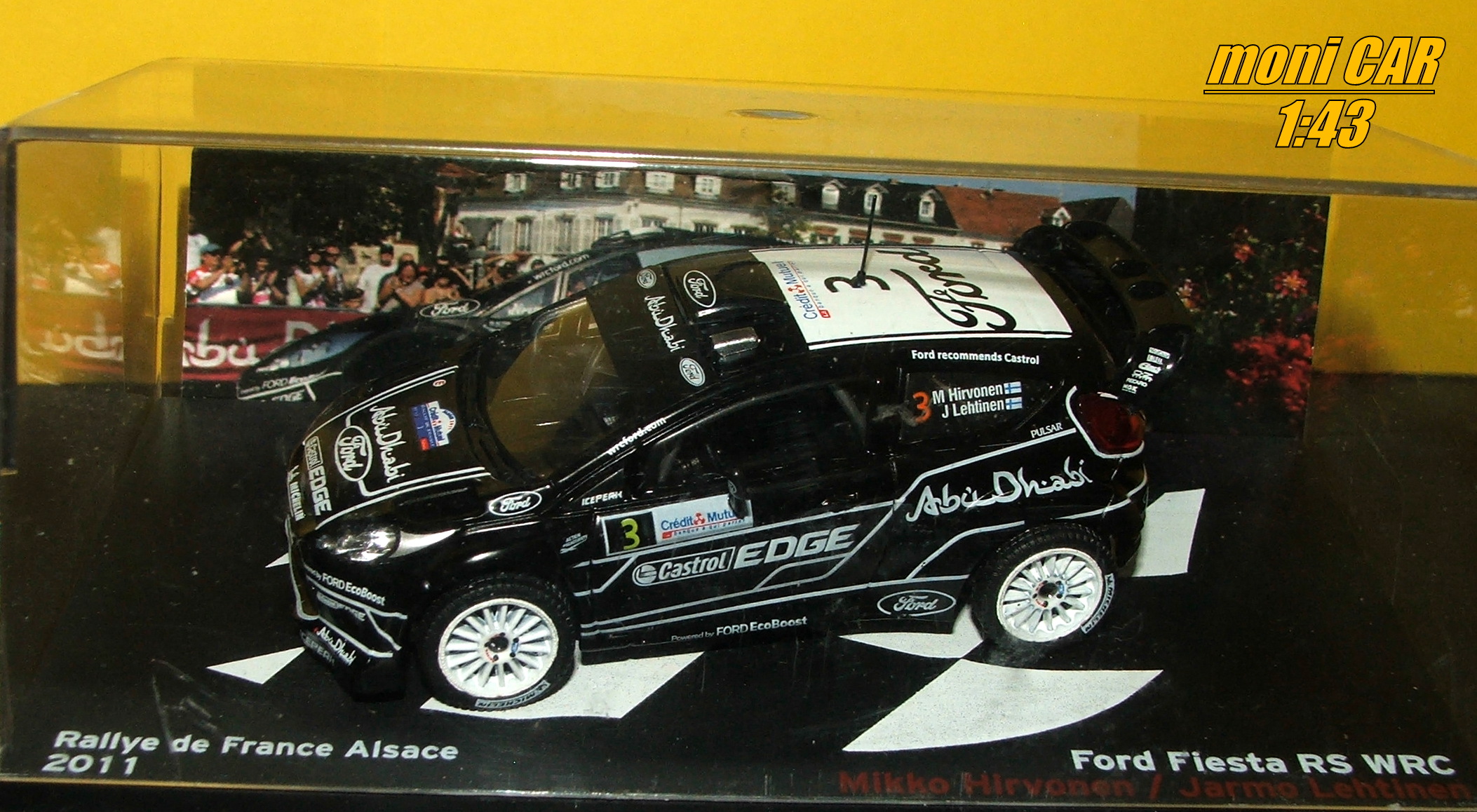 FODR Fiesta RS WRC No.3 - Mikko Hirvonen - Jarmo Lehtinen Rally de France Alsace 2011 (1:43) Altaya/IXO