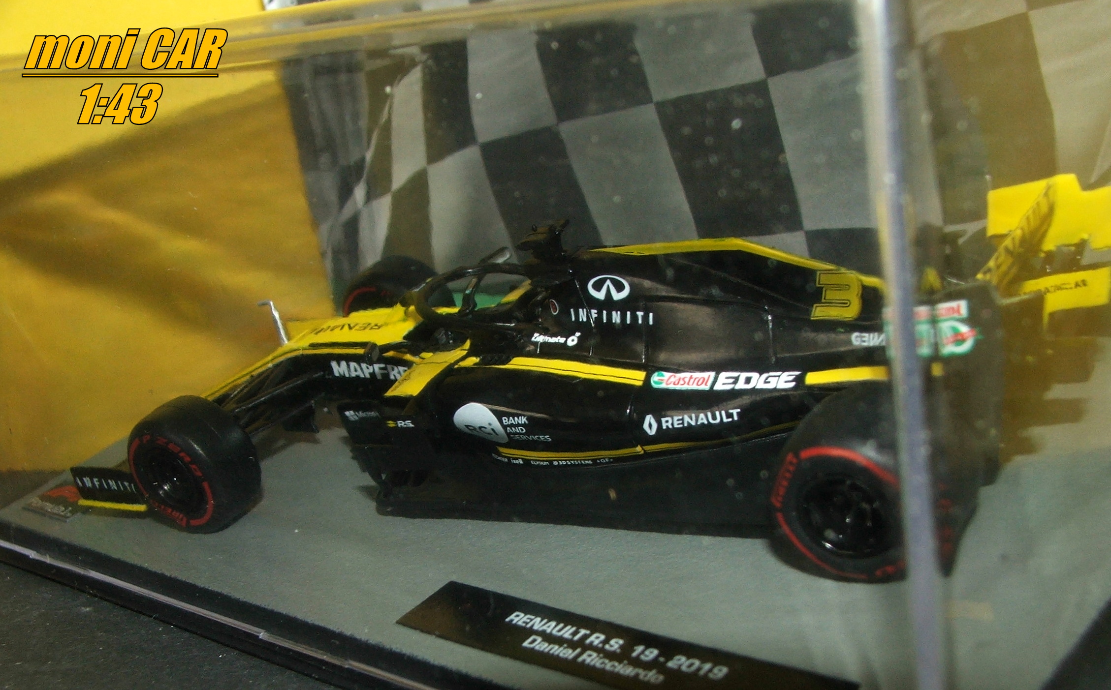 RENAULT R.S.19 No.3 - Daniel Ricciardo - F1 - 2019 (1:43) Altaya/IXO