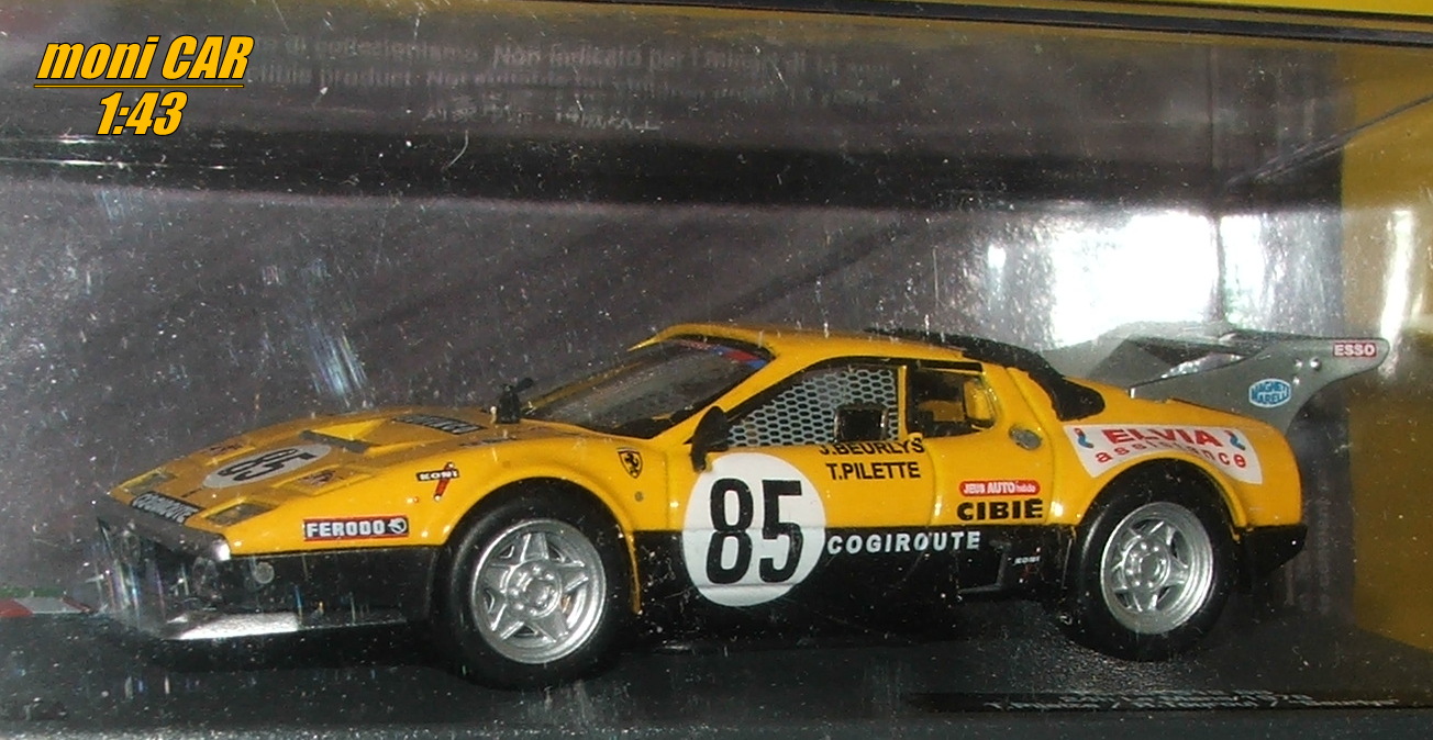 FERRARI 512 BB No.85 - T.Pilette - R. Touroul - "Beurlys"  - 24h Le Mans 1978 (1:43) Altaya/IXO