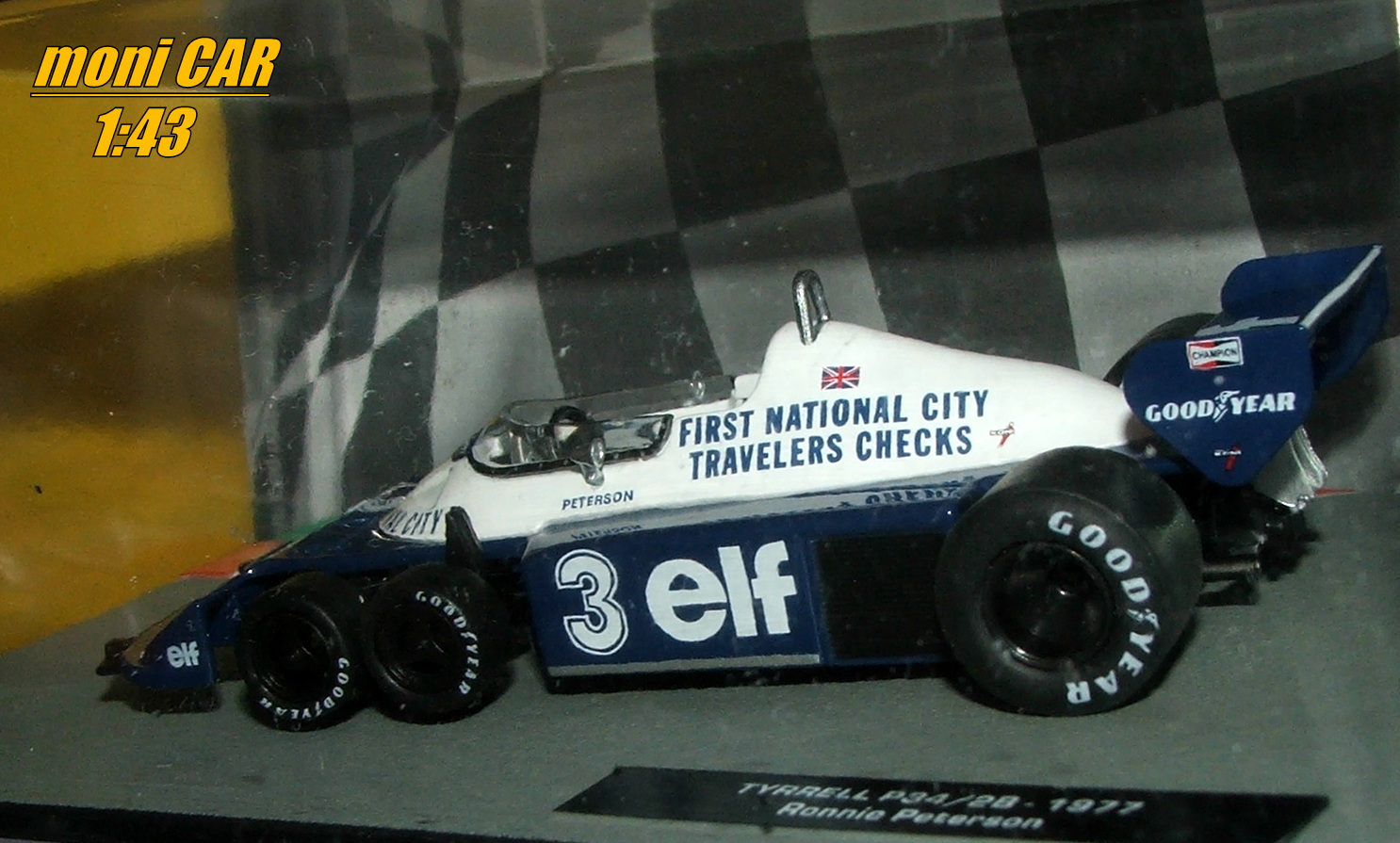 TYRRELL P34/2B No.3 - Ronnie Peterson - F1 - 1977 (1:43) Altaya/IXO