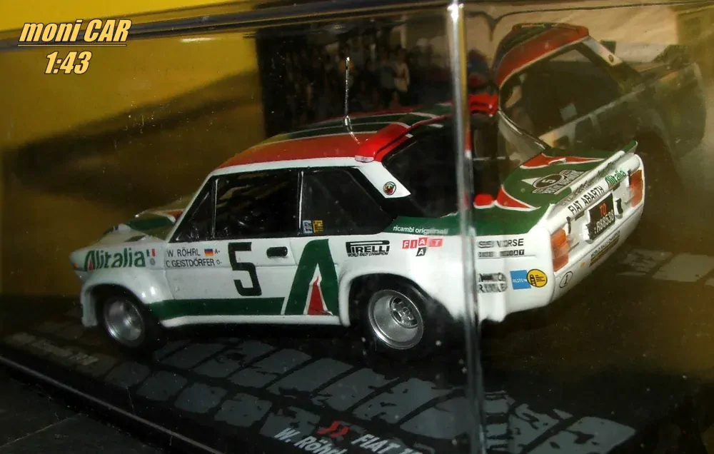 FIAT 131 Abarth No.5 - W. Rohrl - C. Geistgorfer - Rally Acropolis 1978 (1:43) Altay/IXO