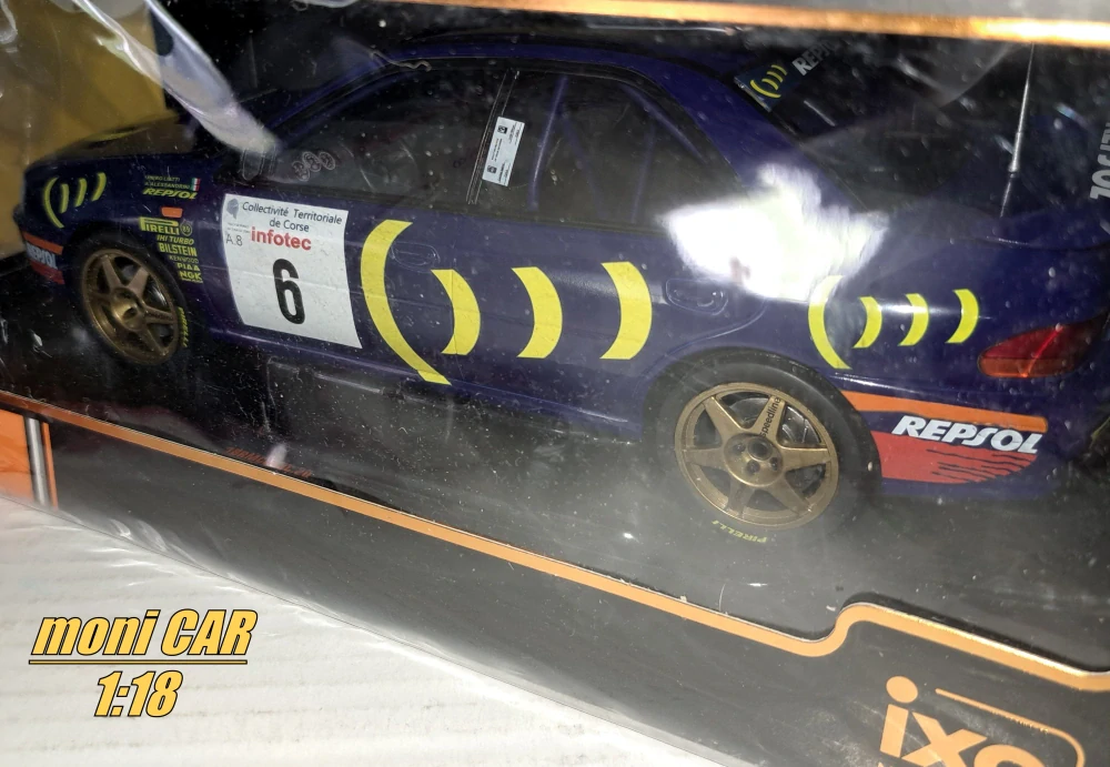 SUBARU Impreza 555 No.6 - P. Liatti - A. Alessandrini - Tour de Corse 1995 (1:18) IXO