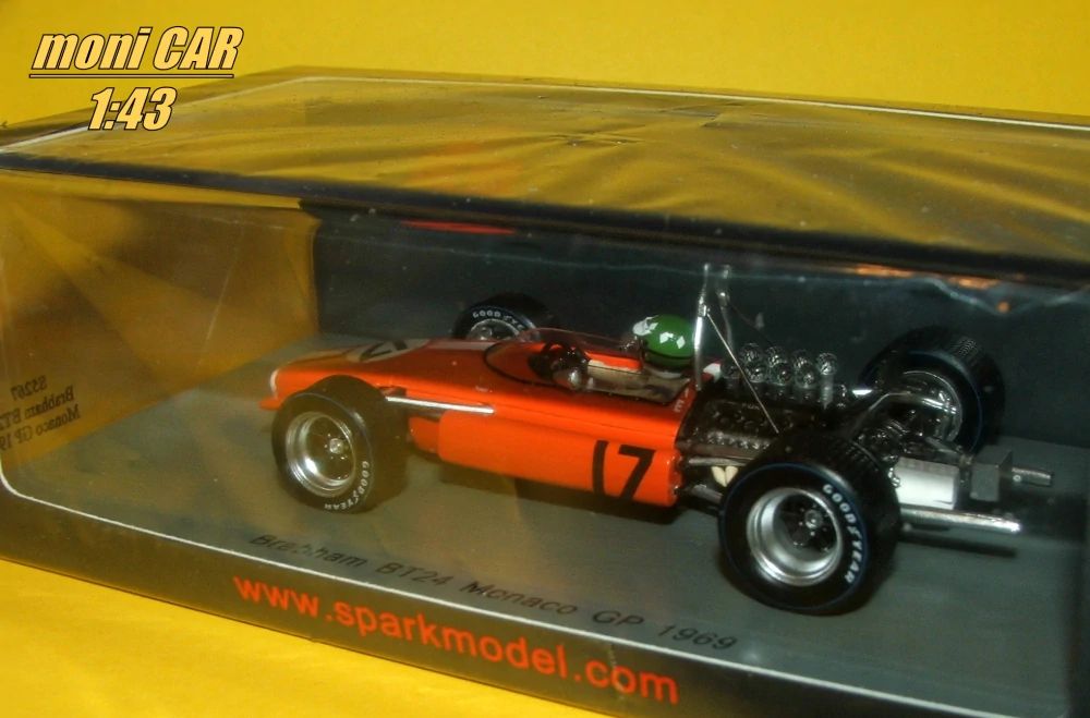 BRABHAM BT24 No.17 Silvio Moser - Monaco GP 1969 (1:43) SPARK