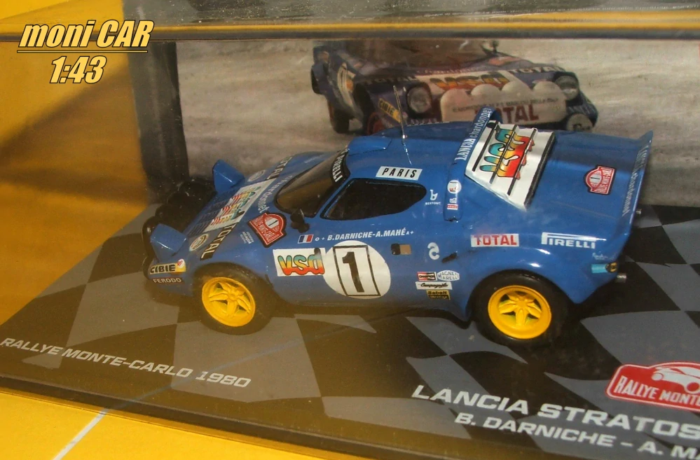 LANCIA Stratos HF - No.1 - Bernard Darniche - Alain Mahé - Rallye Monte Carlo - 1980 (1:43) Altaya/IXO