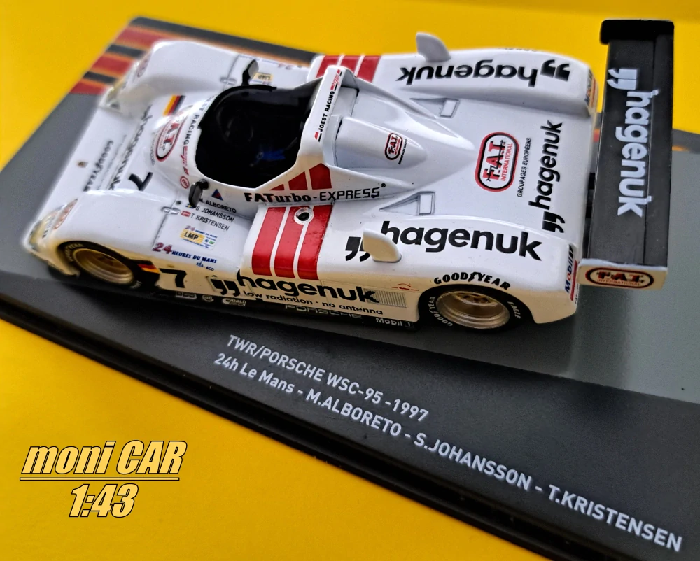 TWR/PORSCHE WSC-95-1977 No.7 M. Alboreto-S. Johansson- T. Kristensen - Winner 24h Le Mans (1:43) Altaya/IXO