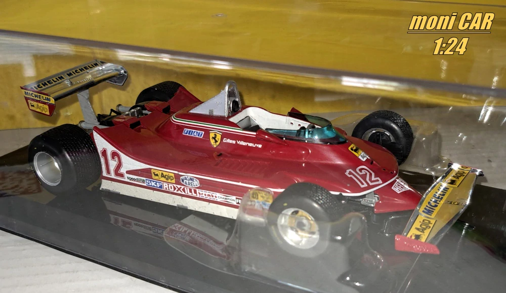 FERRARI 312 T4 No.12 - Gilles Villeneuve - 1979 (1:24) CENTAURIA