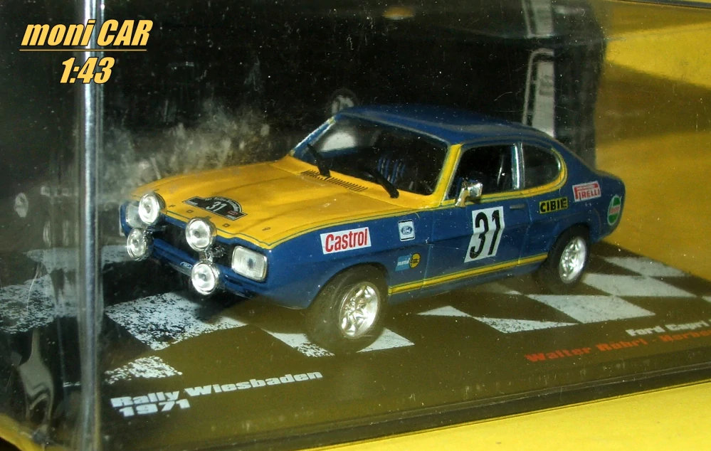 FORD Capri RS 2600 No.31 - Walter Rohrl - Herbert Marecek - Rally Weistbaden 1971 (1:43) Altaya/IXO