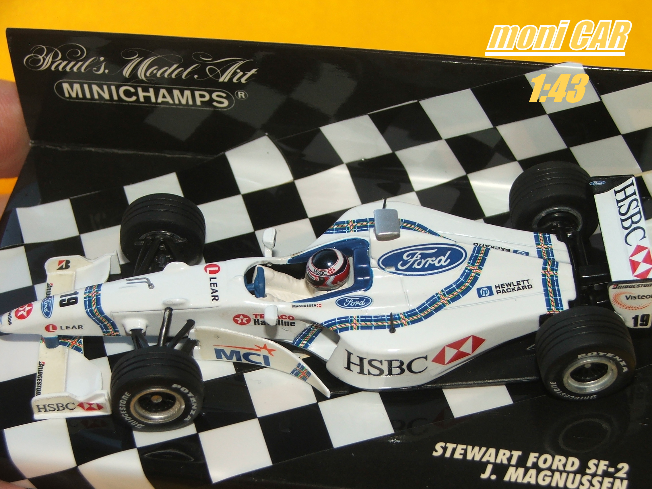 STEWART Ford SF-2 No.19 - J. Magnussen 1998 (1:43) MINICHAMPS