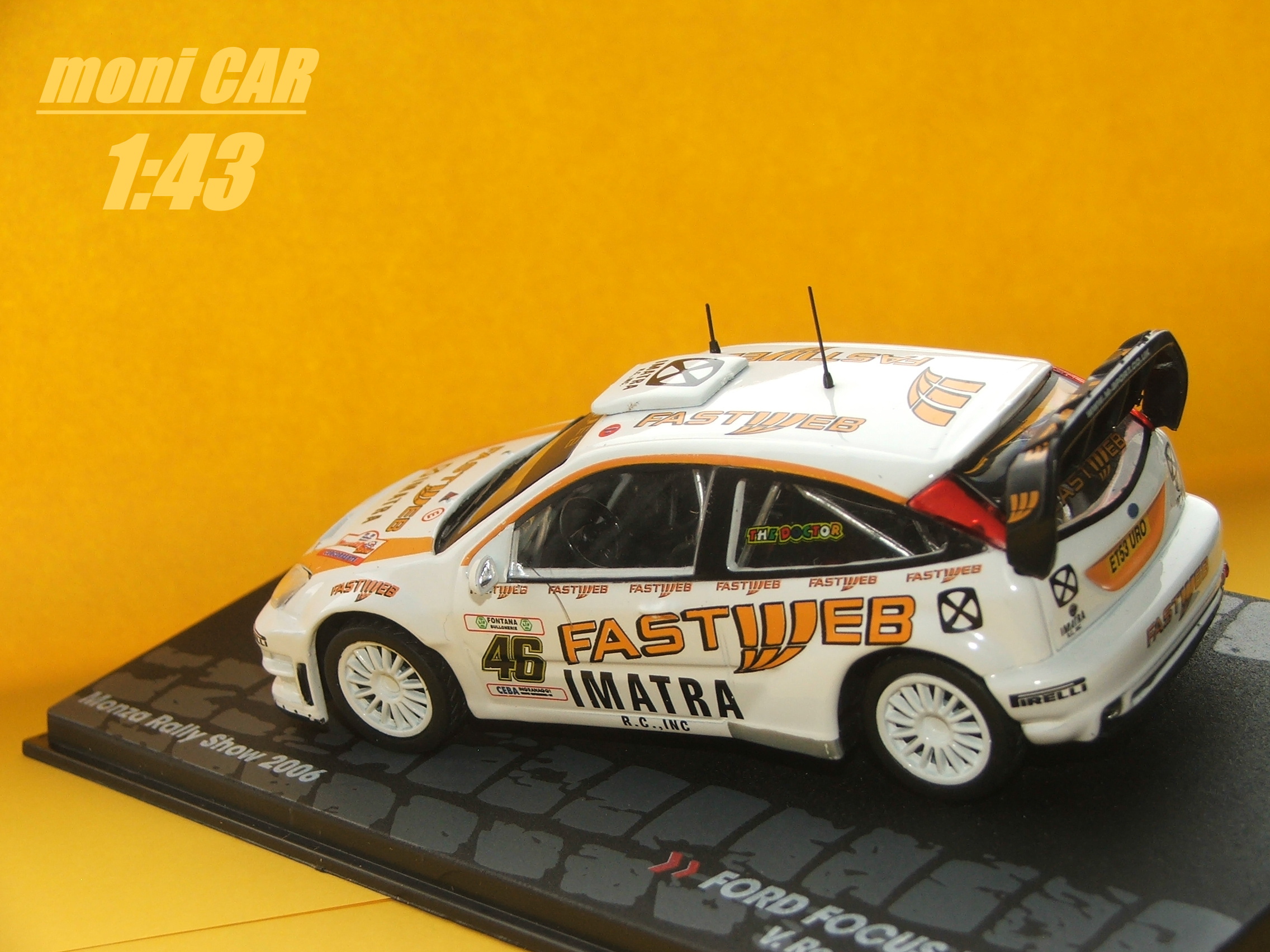 FORD Focus RS WRC No.46 - V. Rossi - C. Cassina Monza Rally Show 2006 (1:43) Altaya/IXO