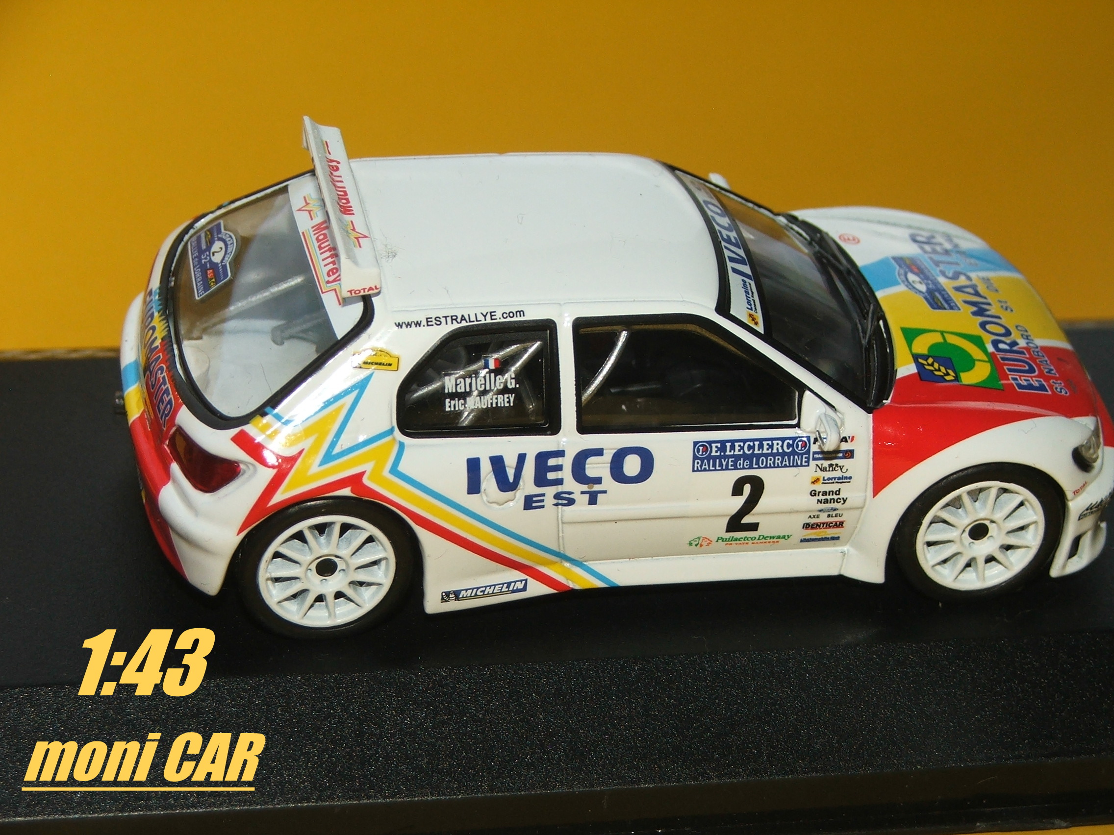 PEUGEOT 306 Maxi "2" Rally de Lorraine 2007 E. Mauffrey - M. Grandemange (1:43) Altaya/IXO